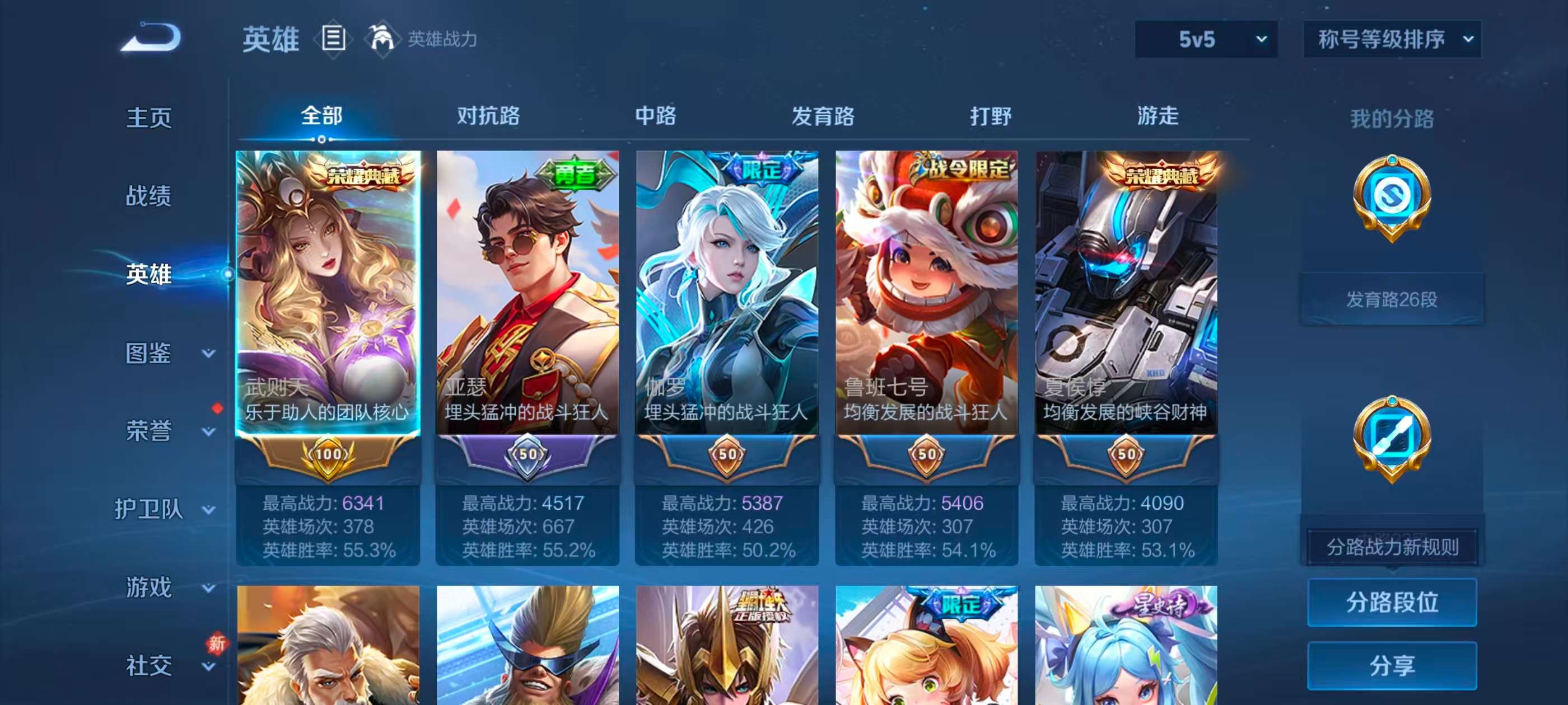 WZCMW4230746王者荣耀账号详情图5