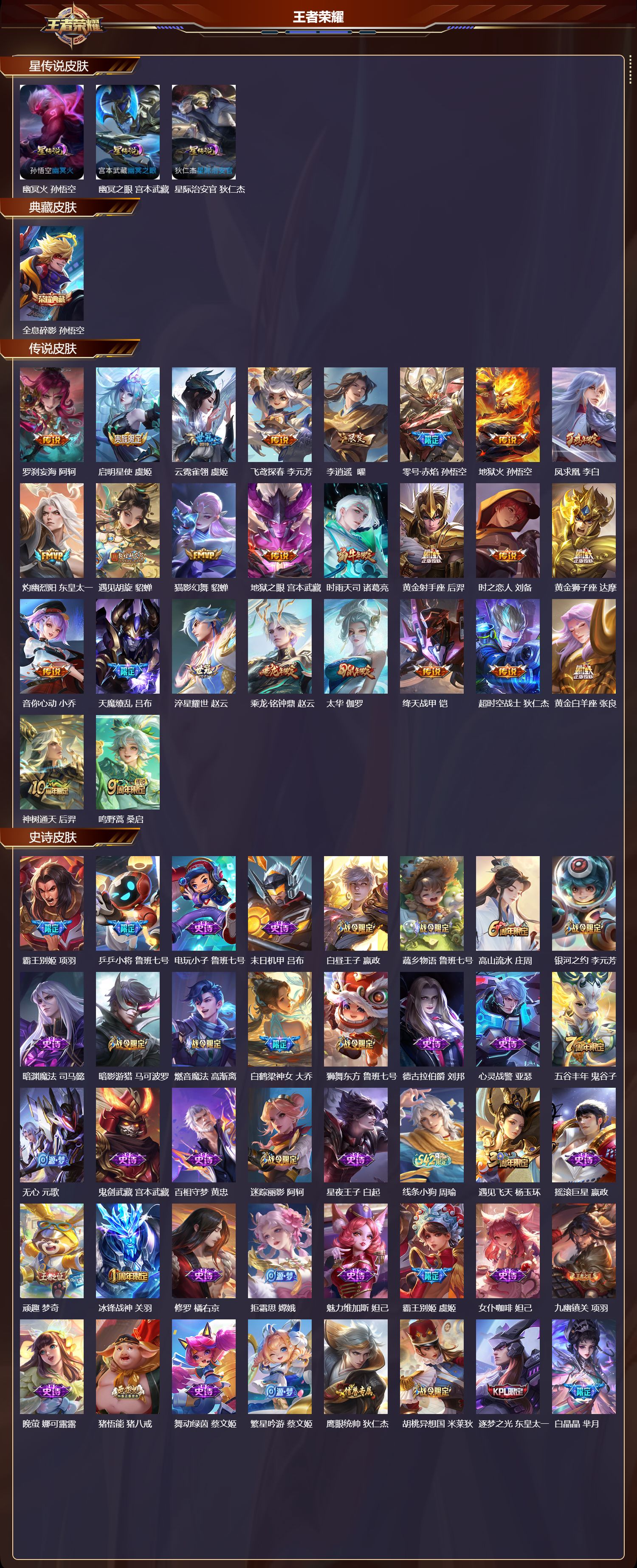 WZQM4224711王者荣耀账号详情图2