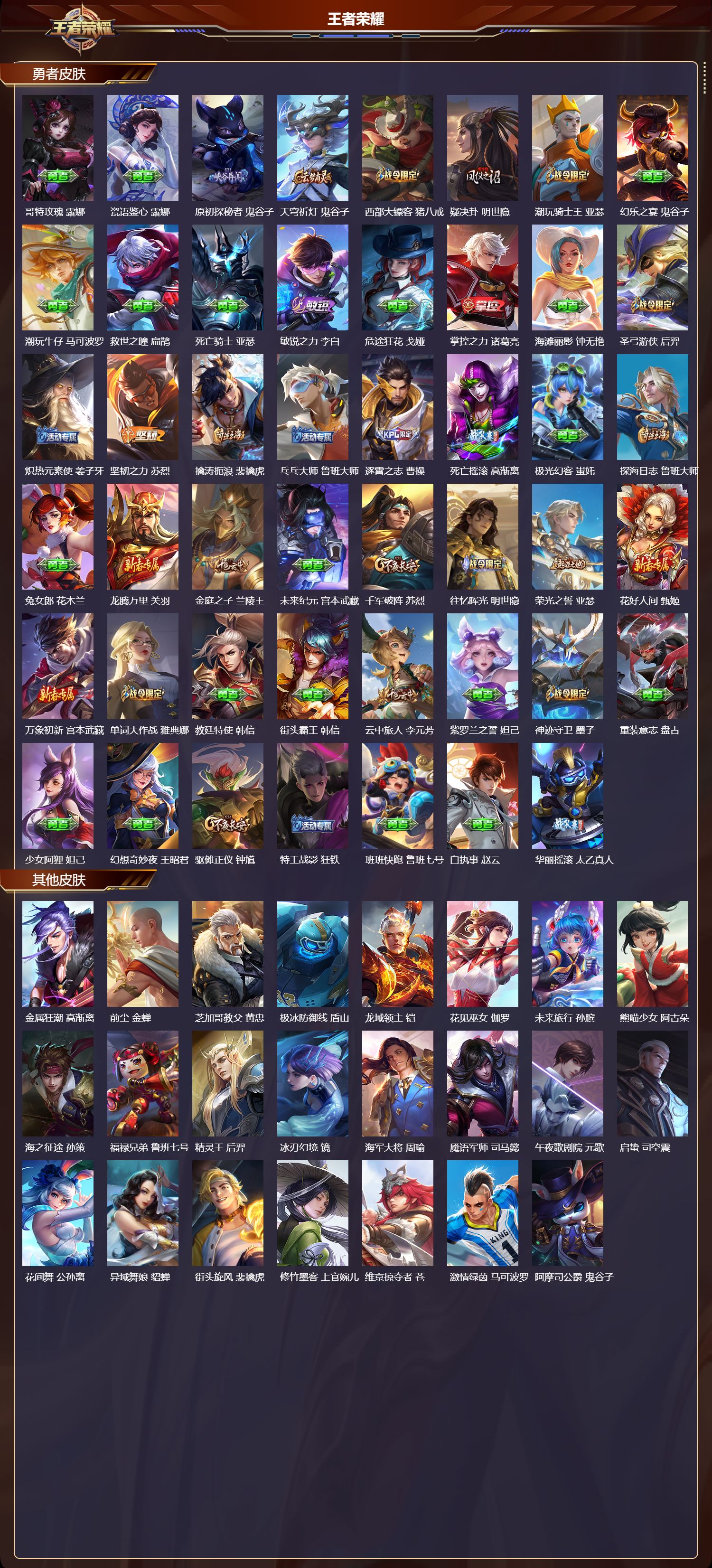 WZQM4224089王者荣耀账号详情图3 WZQM4224089王者荣耀账号详情图3