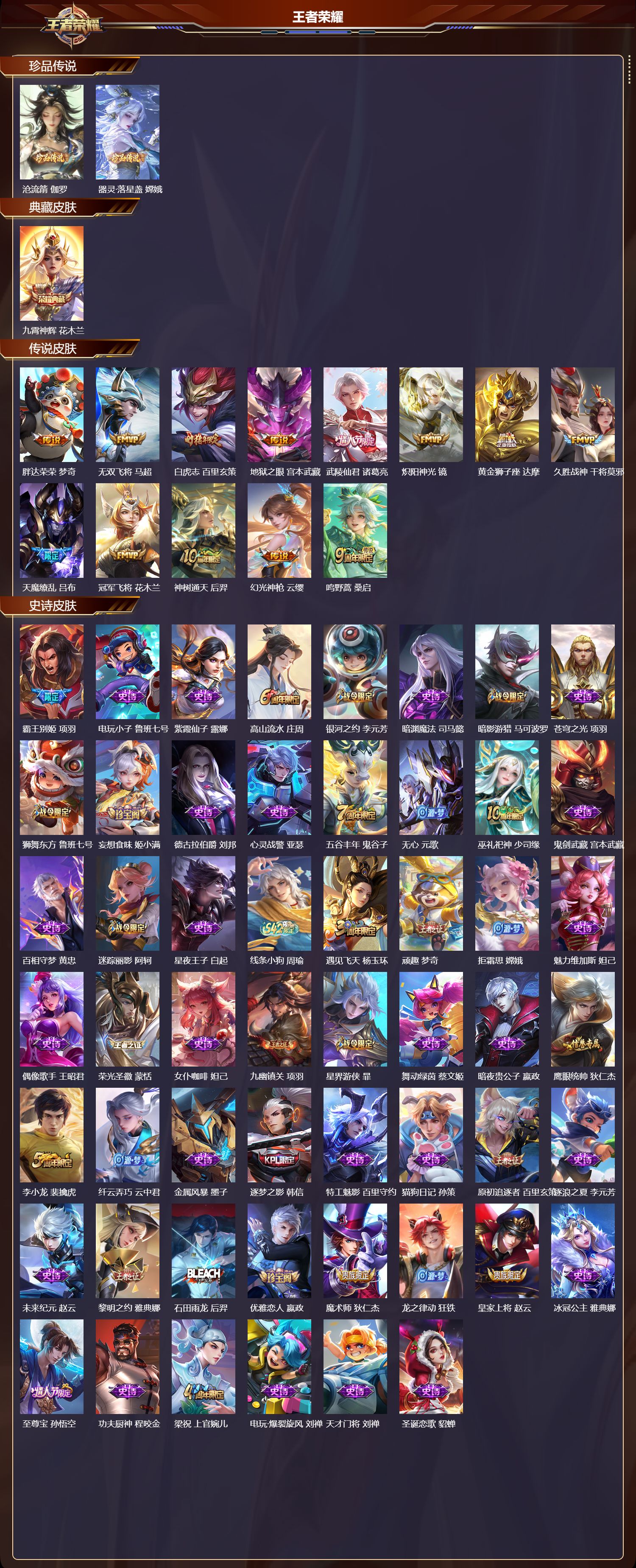 WZCMW4230752王者荣耀账号详情图6