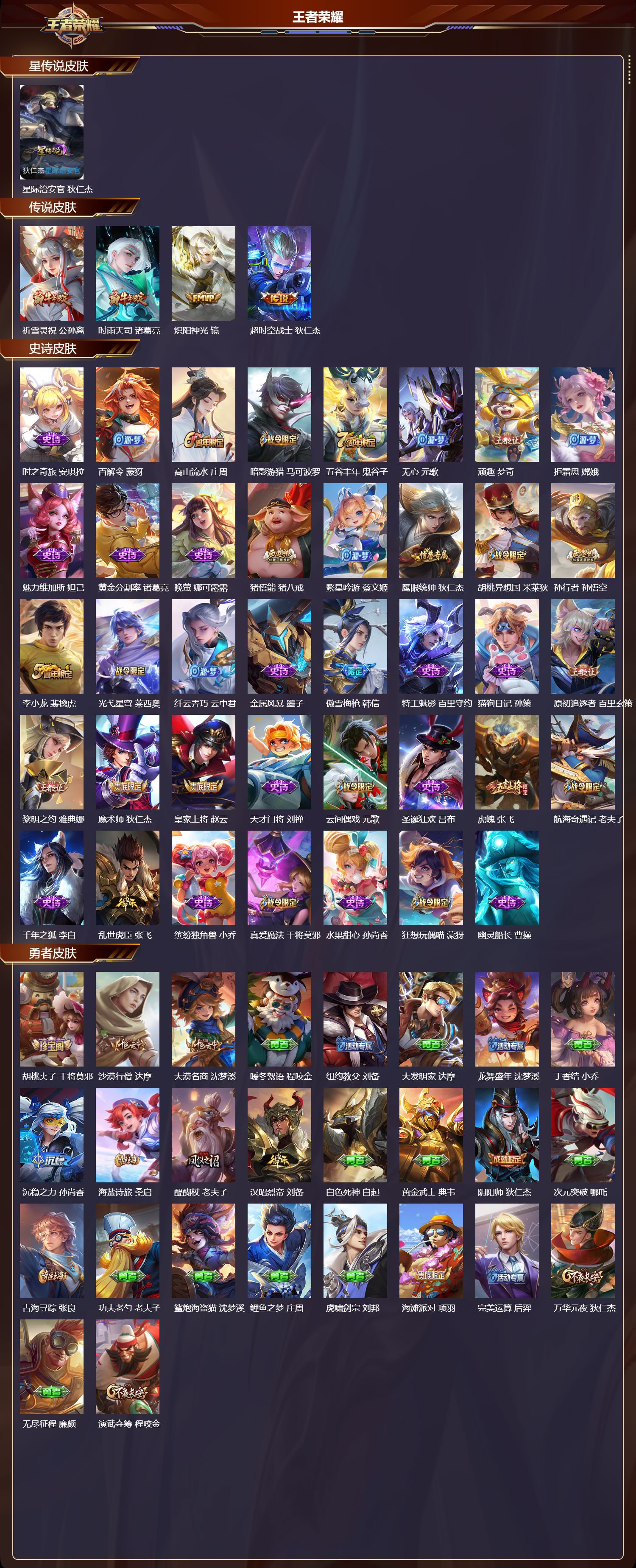 WZQM4224089王者荣耀账号详情图2 WZQM4224089王者荣耀账号详情图2