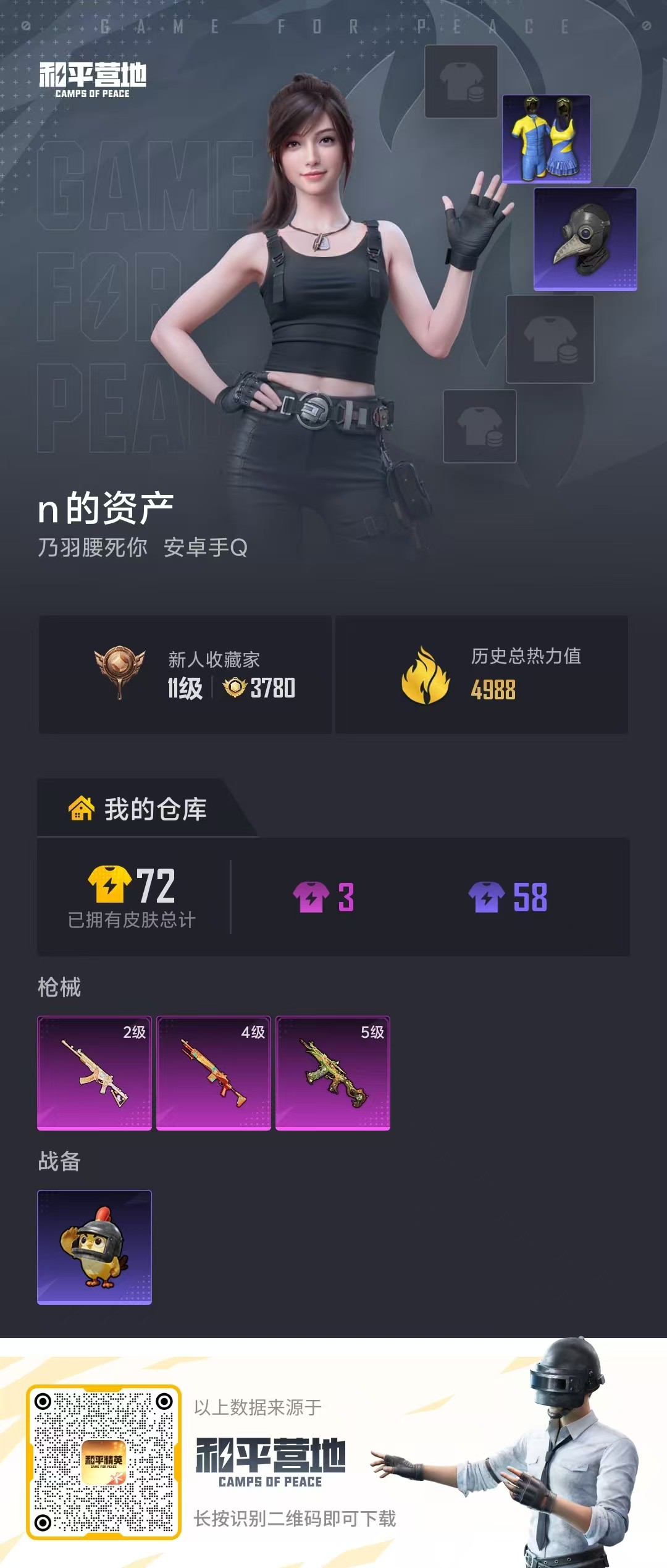 HPCMW4126035和平精英账号详情图2 HPCMW4126035和平精英账号详情图2