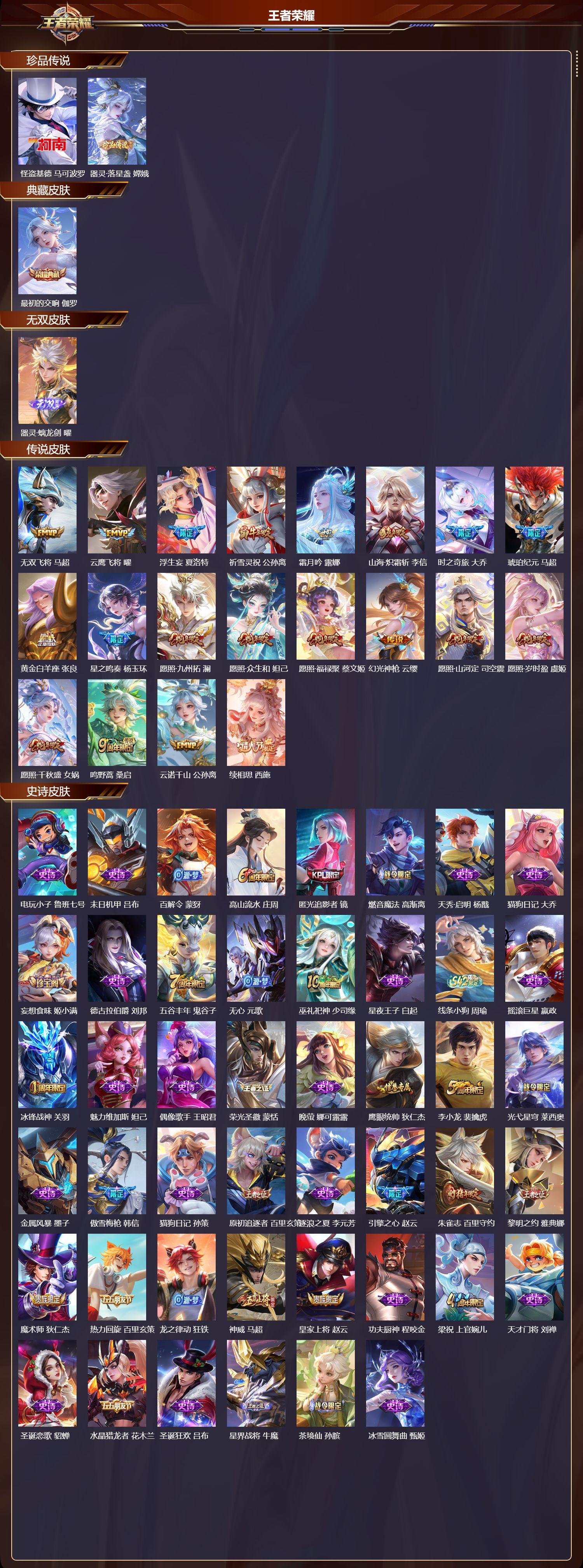 WZCMW4234609王者荣耀账号详情图6 WZCMW4234609王者荣耀账号详情图6