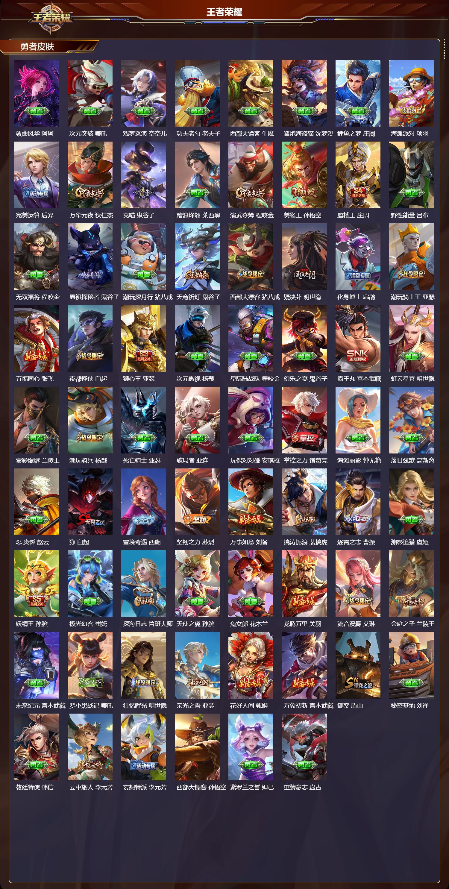 WZQM4229255王者荣耀账号详情图4