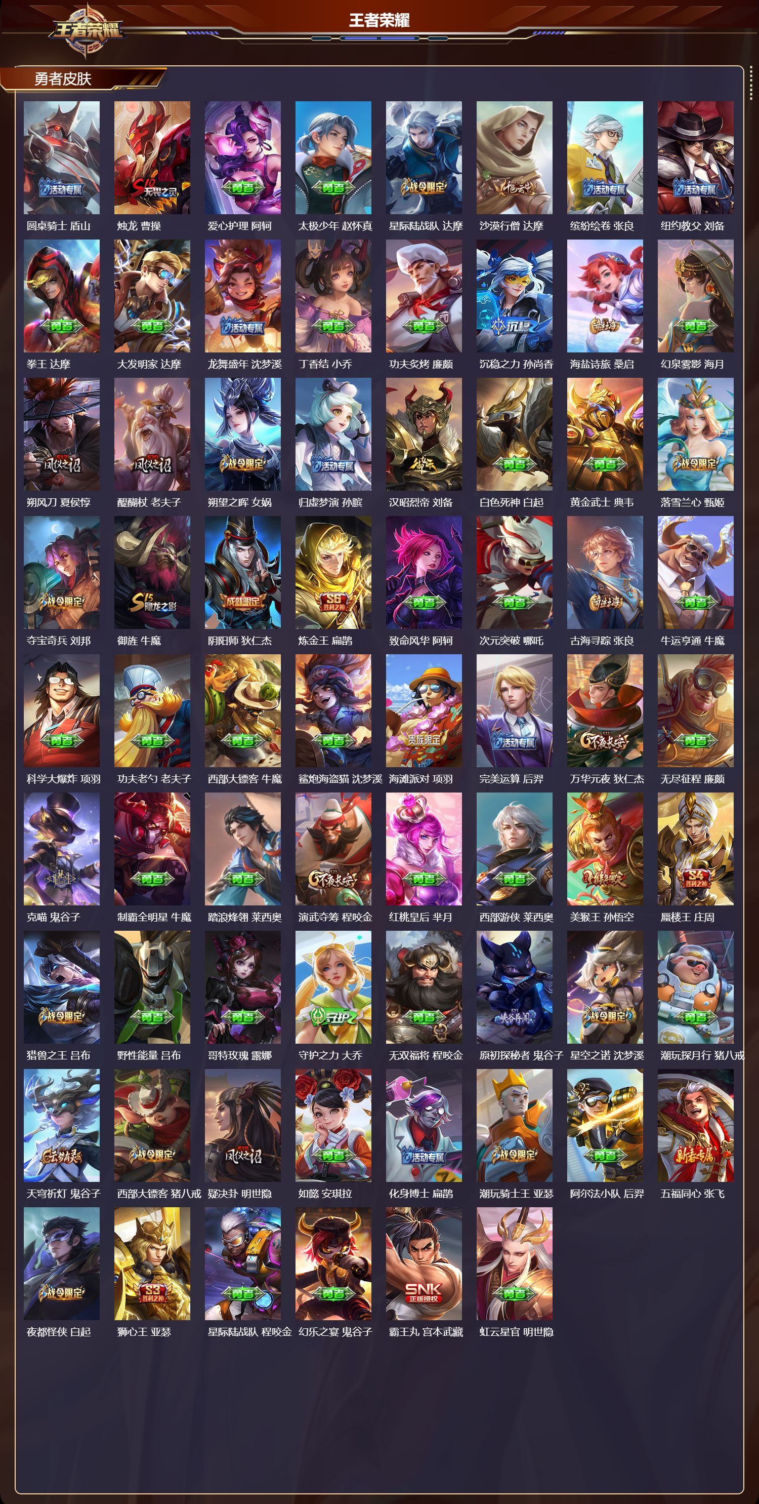 WZCMW4234099王者荣耀账号详情图10