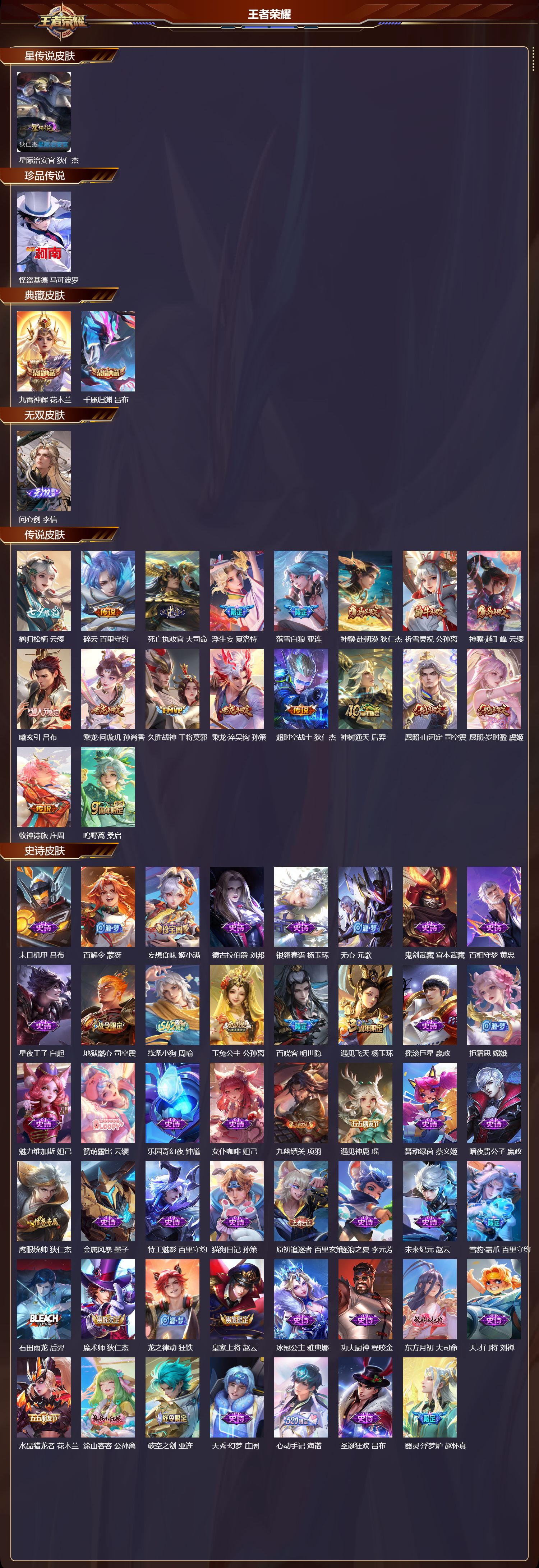 WZQM4229322王者荣耀账号详情图2