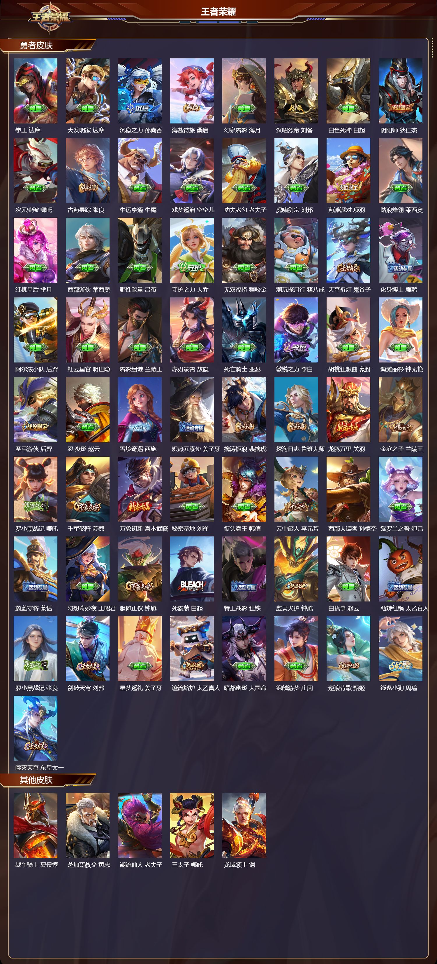 WZMK4229352王者荣耀账号详情图3 WZMK4229352王者荣耀账号详情图3