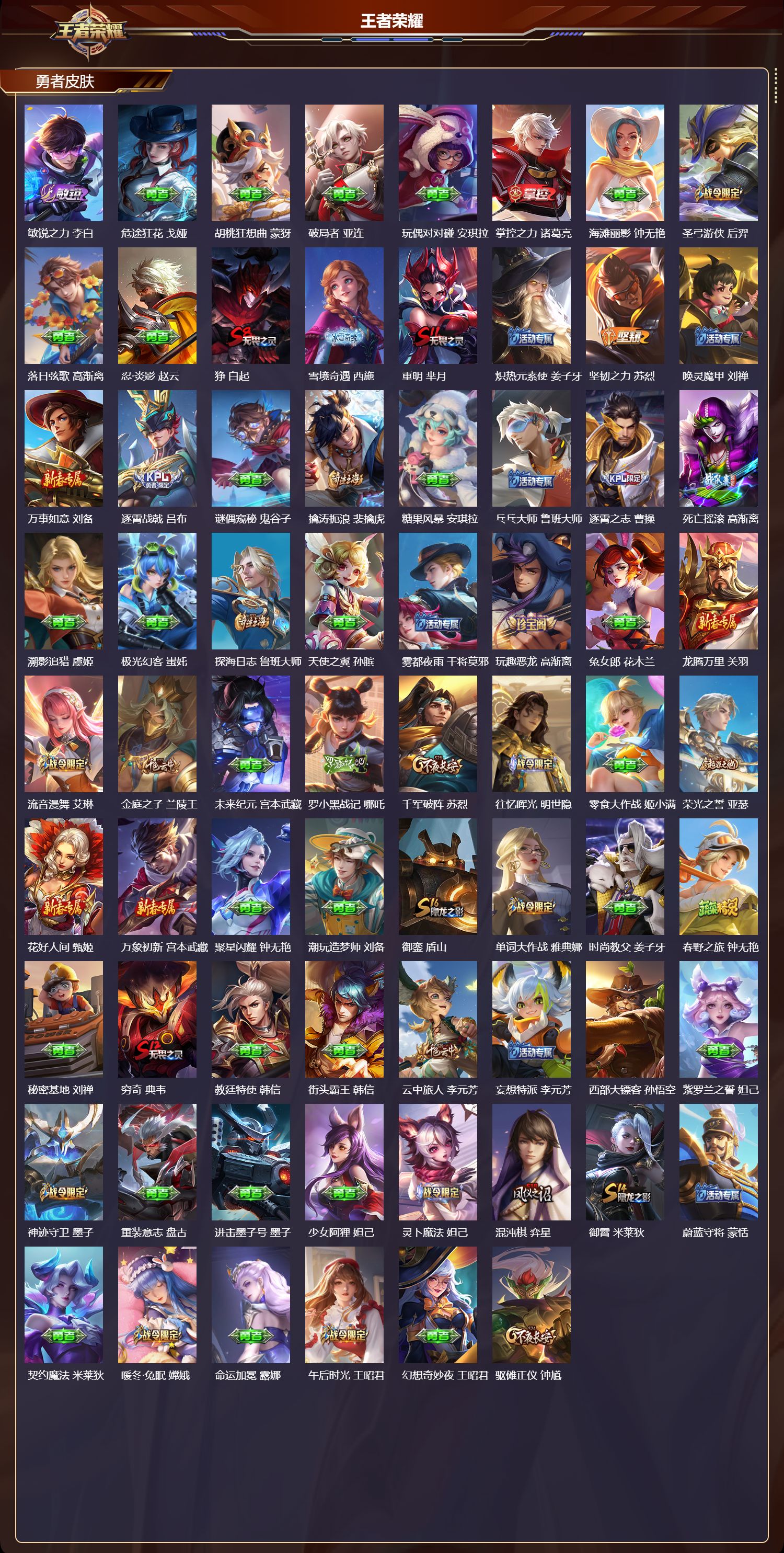 WZQM4229234王者荣耀账号详情图6 WZQM4229234王者荣耀账号详情图6