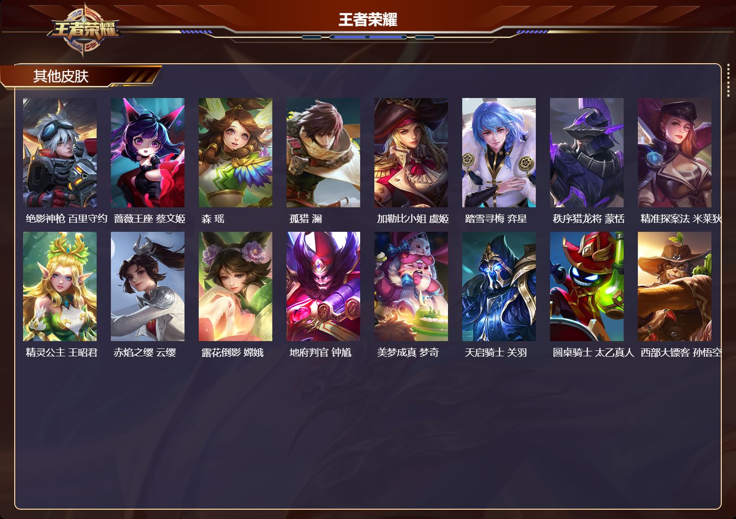 WZCMW4234099王者荣耀账号详情图13