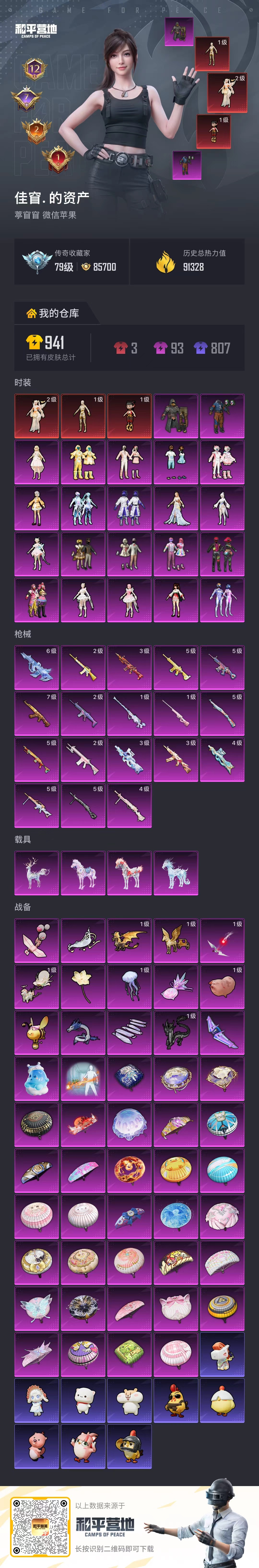 HPSJ4125519和平精英账号详情图2