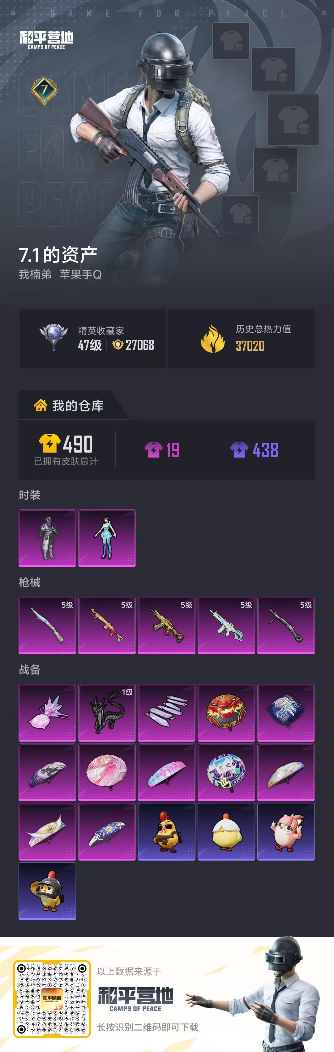 HPSJ4125856和平精英账号详情图2