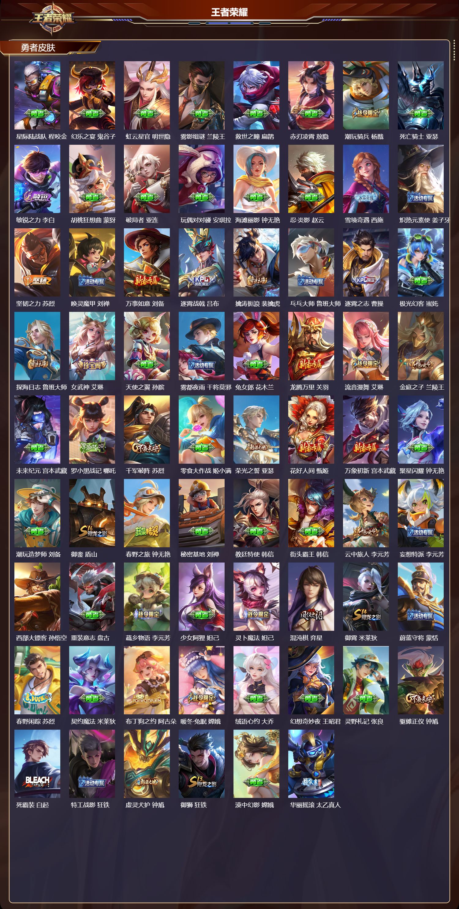 WZQM4229497王者荣耀账号详情图5