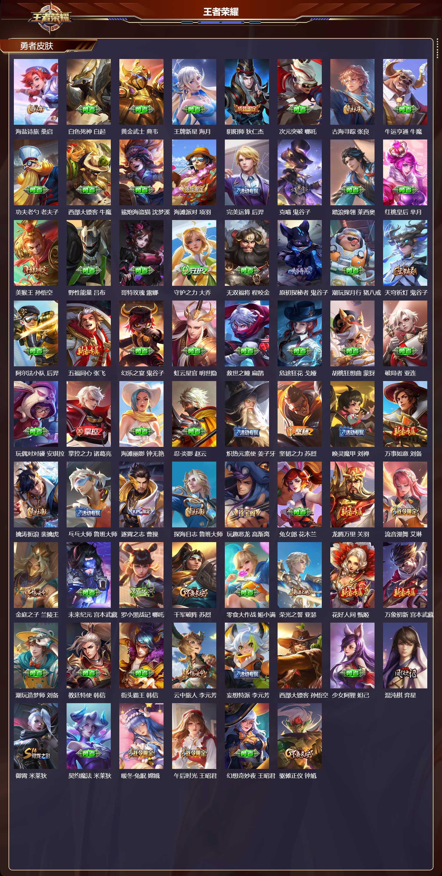 WZQM4229175王者荣耀账号详情图3