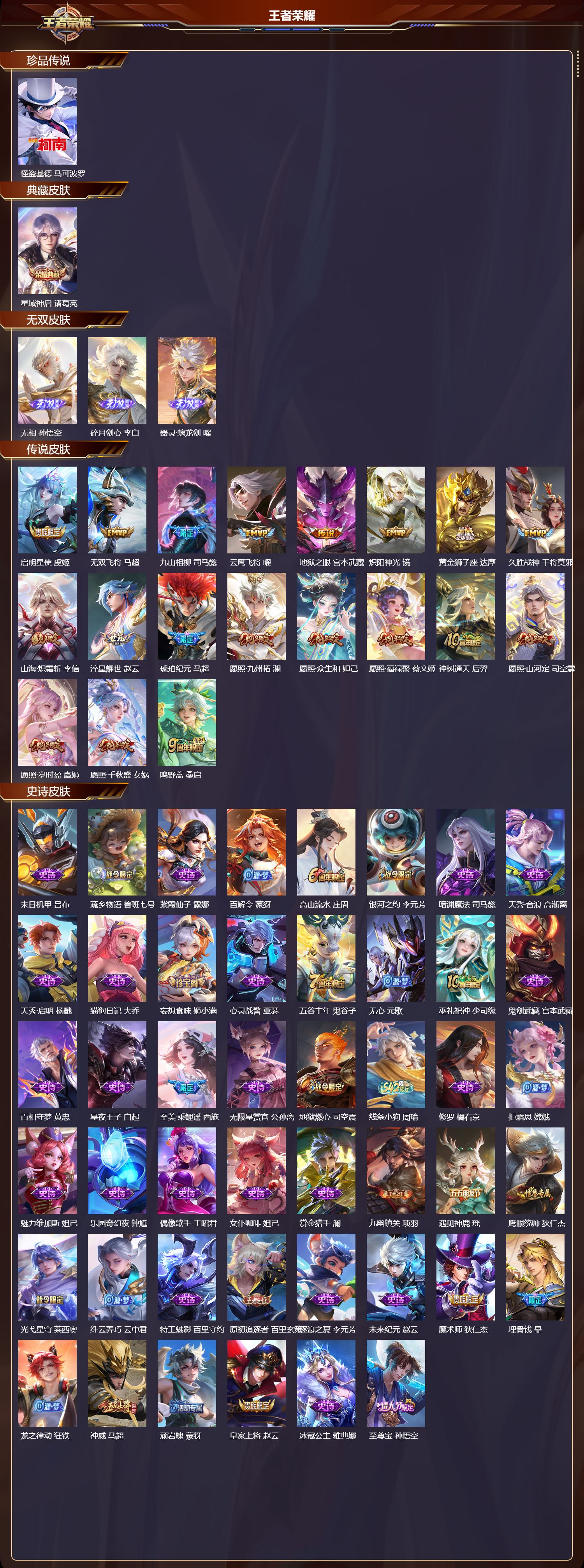 WZCMW4234168王者荣耀账号详情图6