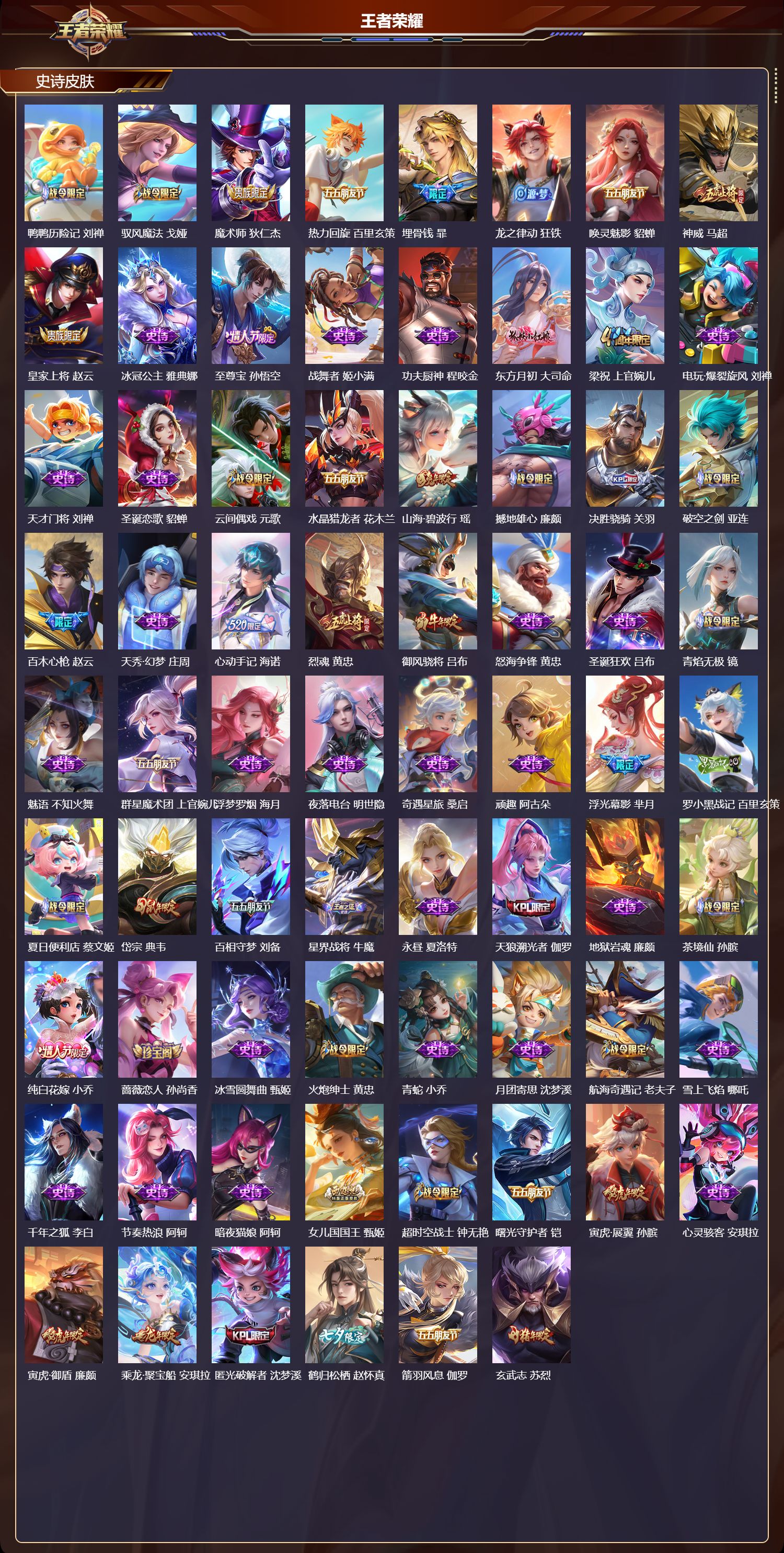 WZCMW4234468王者荣耀账号详情图9