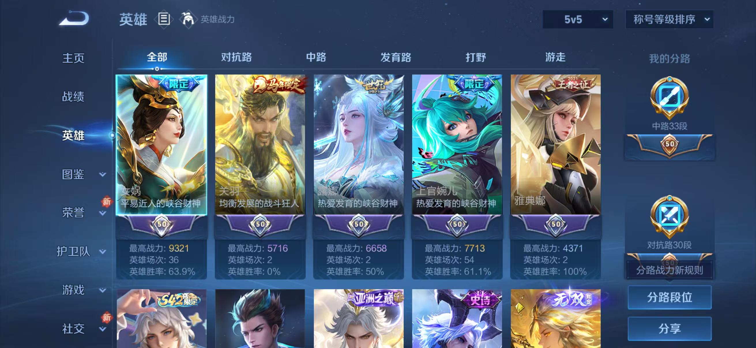 WZCMW4234174王者荣耀账号详情图4