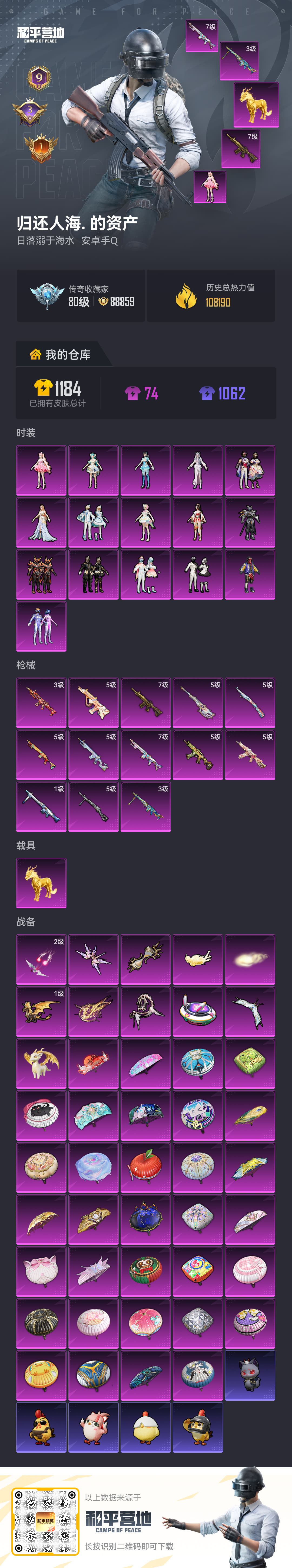 HPLX4129845和平精英账号详情图2