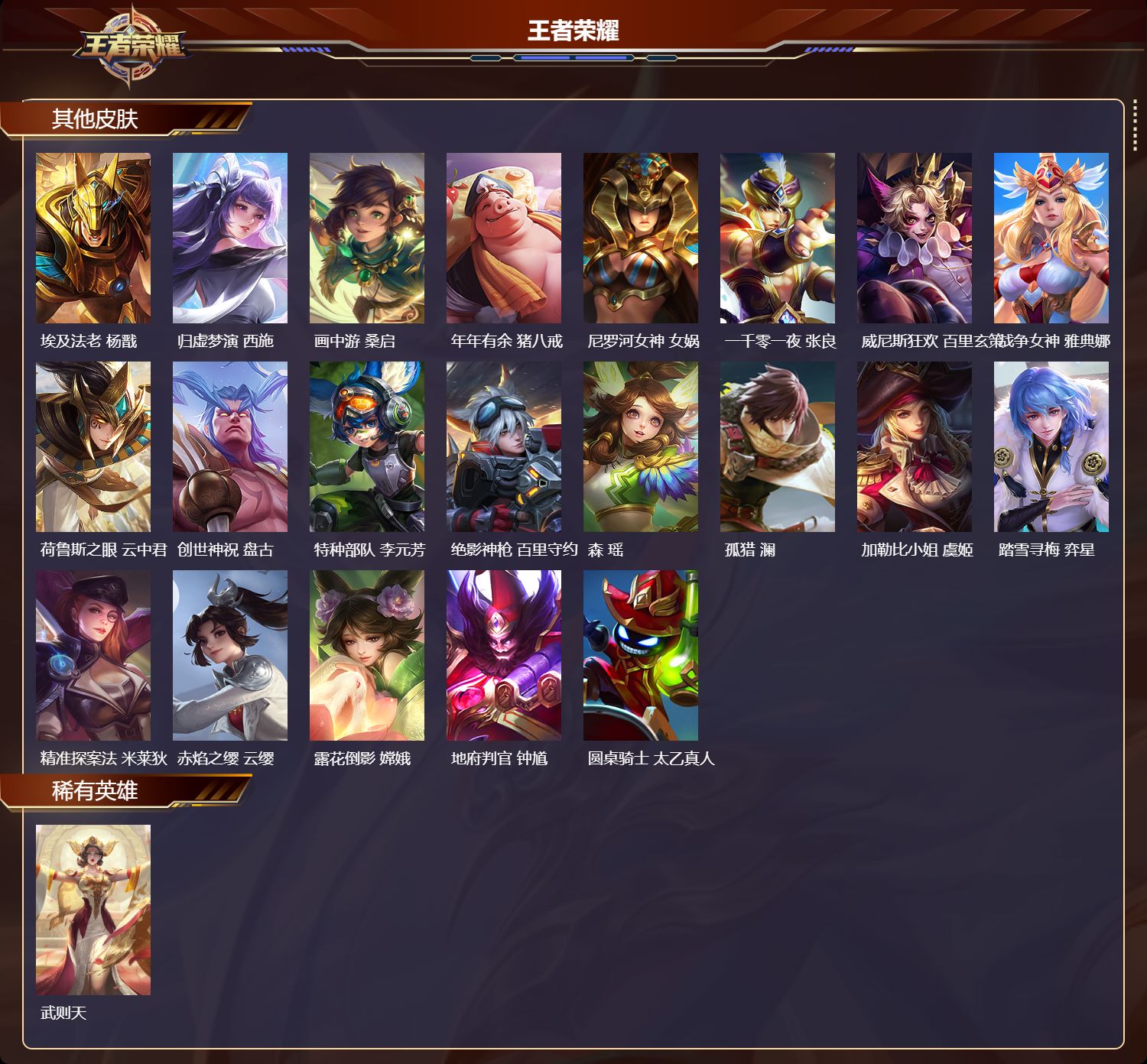 WZMK4229328王者荣耀账号详情图6 WZMK4229328王者荣耀账号详情图6