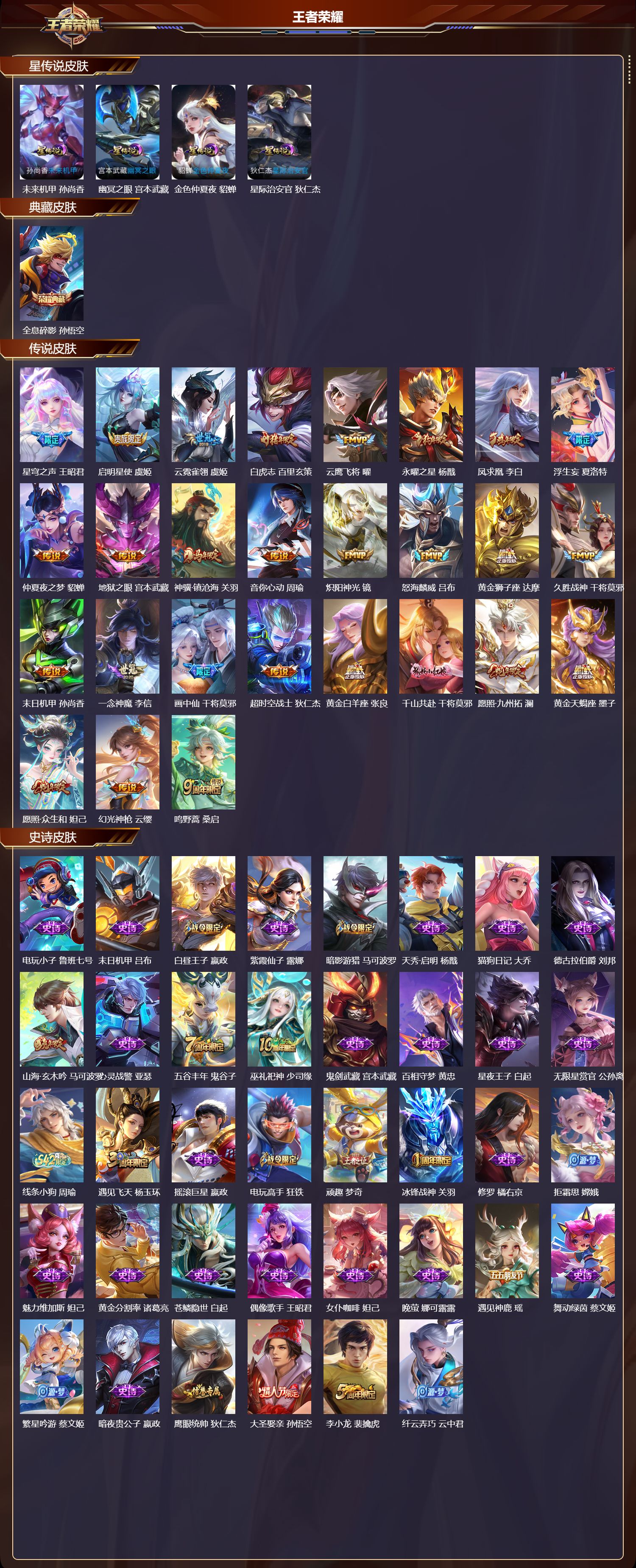 WZQM4229204王者荣耀账号详情图2