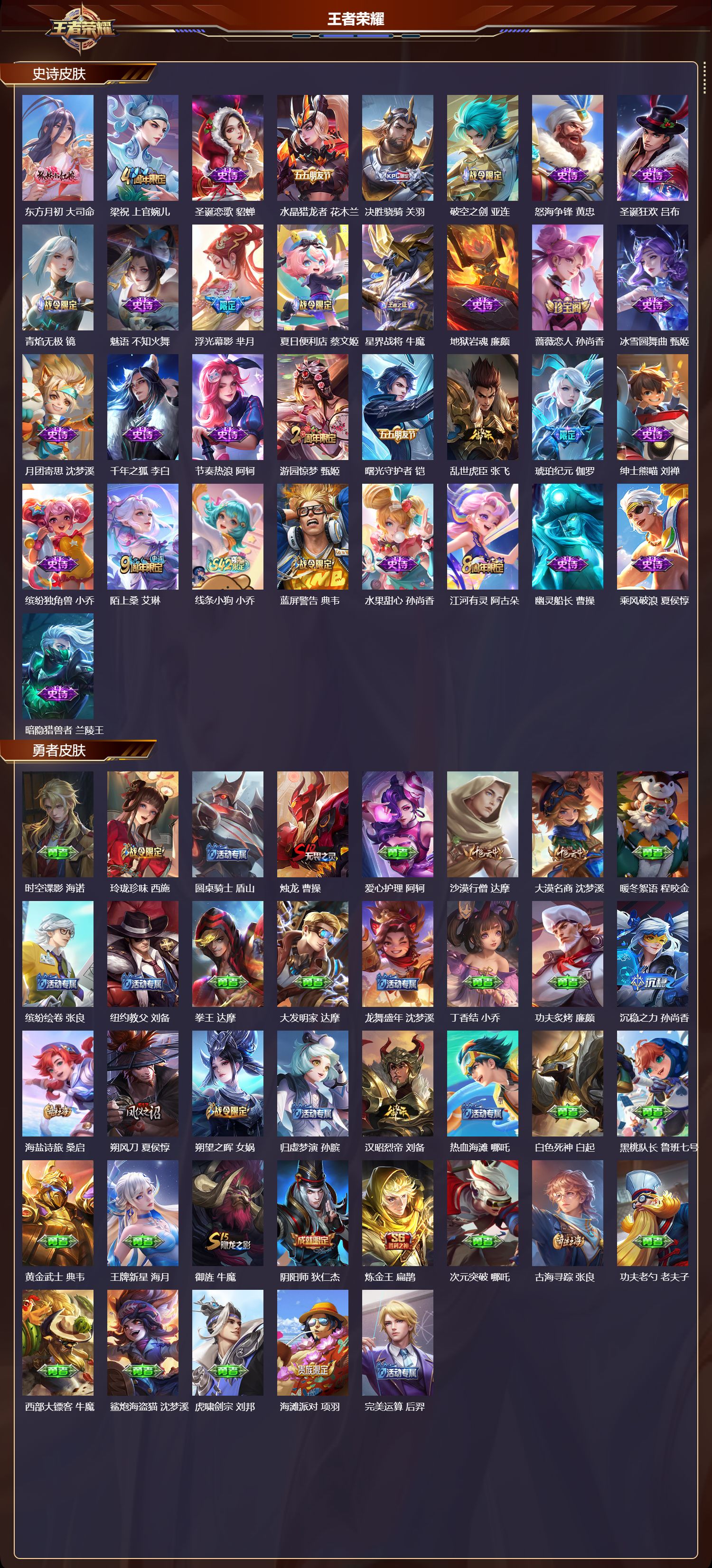 WZMK4229135王者荣耀账号详情图3 WZMK4229135王者荣耀账号详情图3