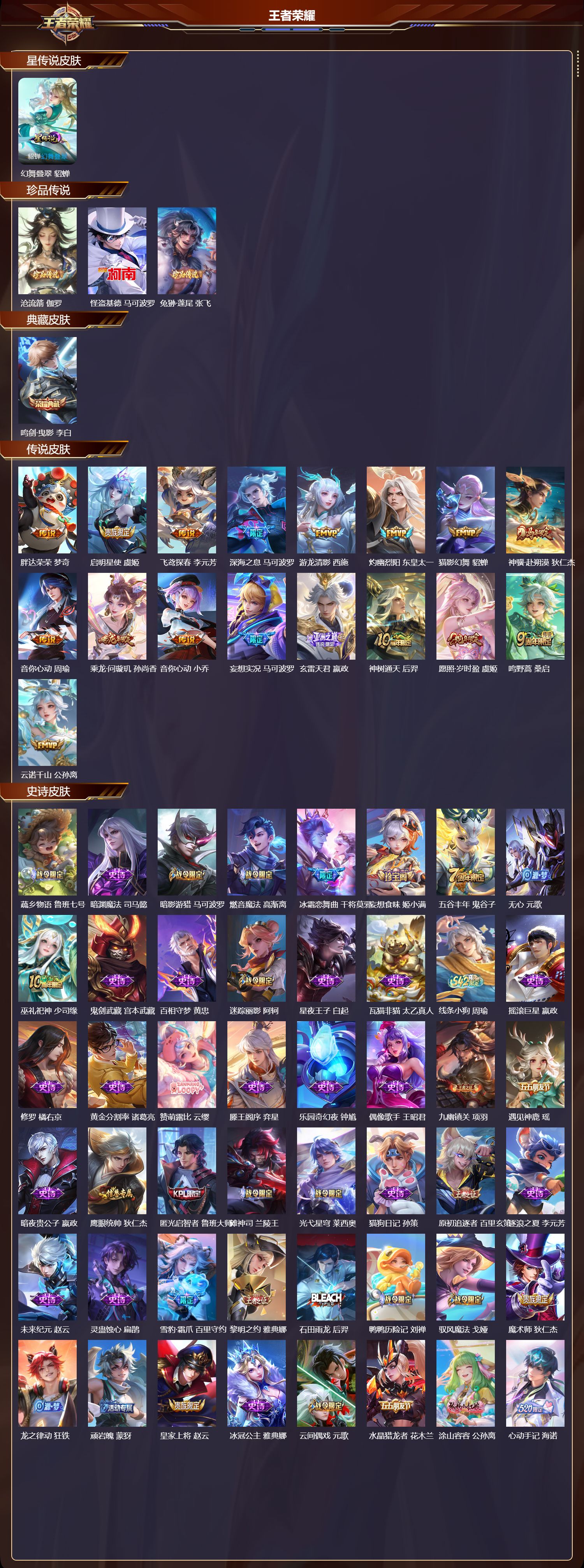 WZQM4229284王者荣耀账号详情图2