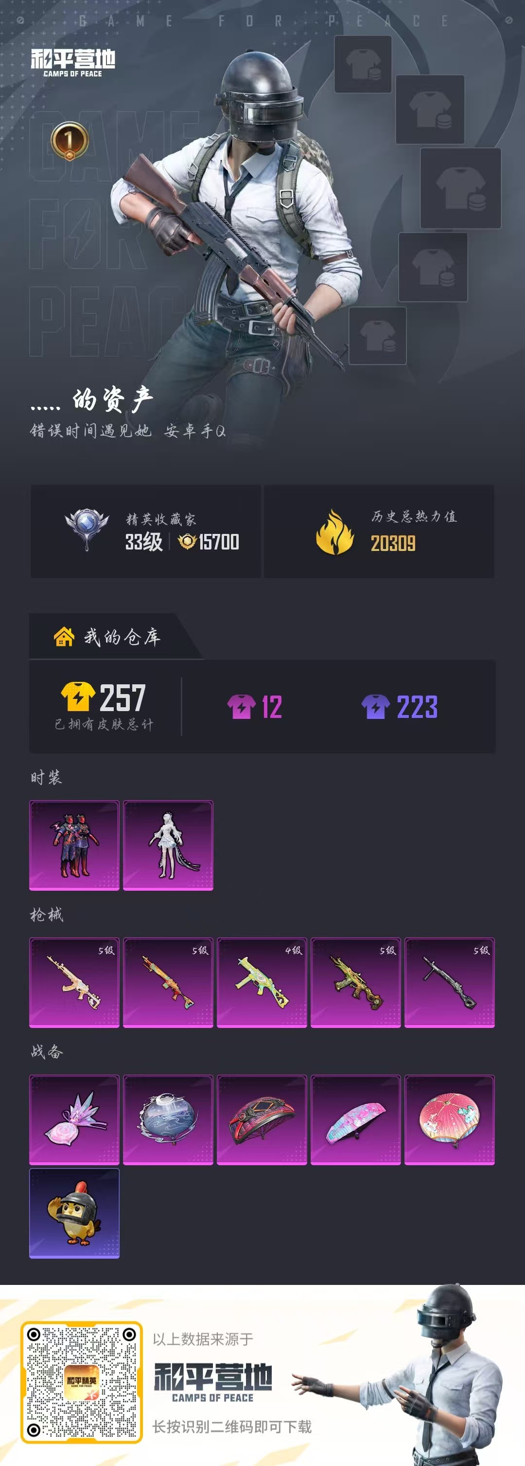 HPSJ4125515和平精英账号详情图2 HPSJ4125515和平精英账号详情图2