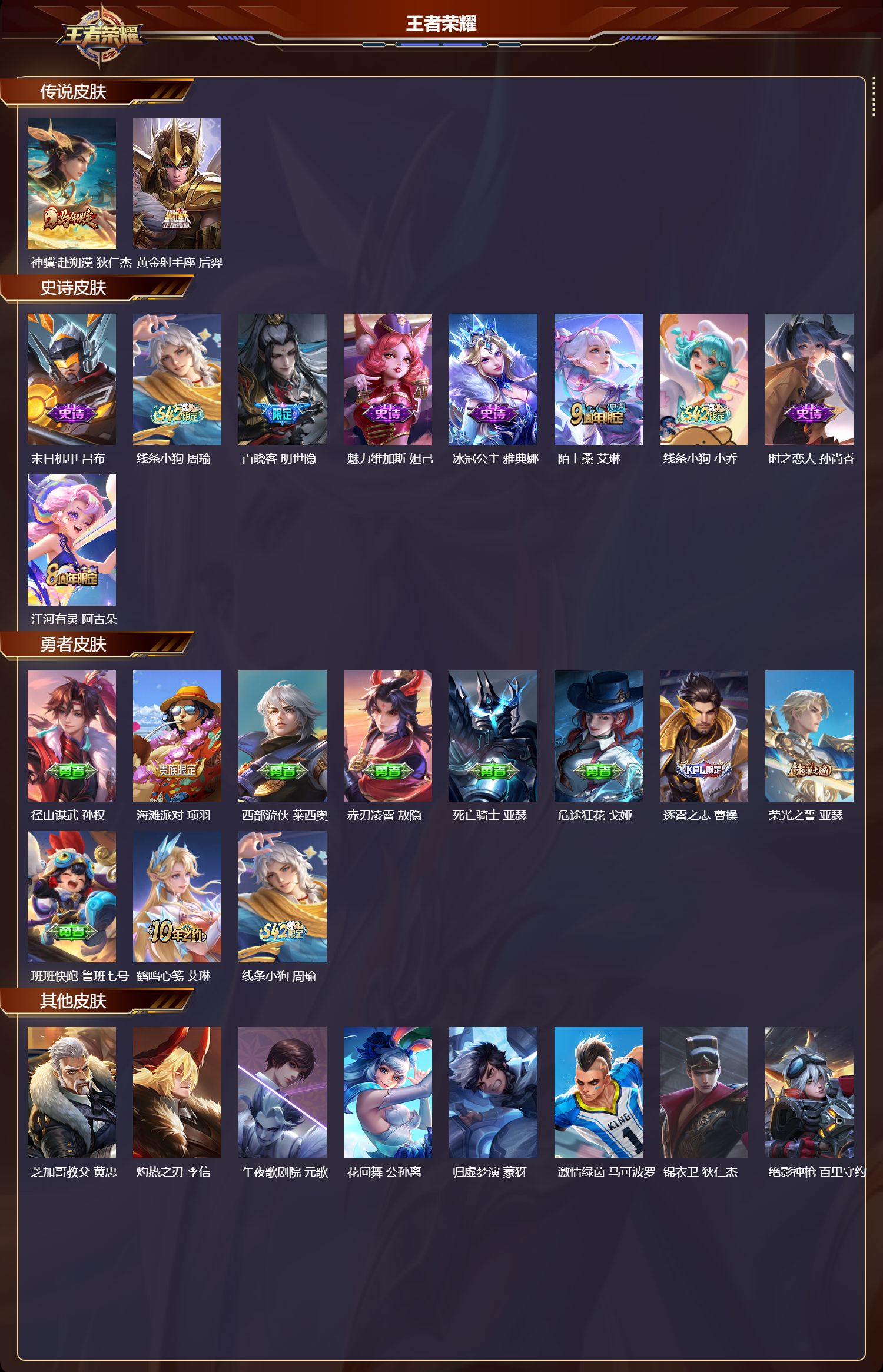 WZMK4229366王者荣耀账号详情图2