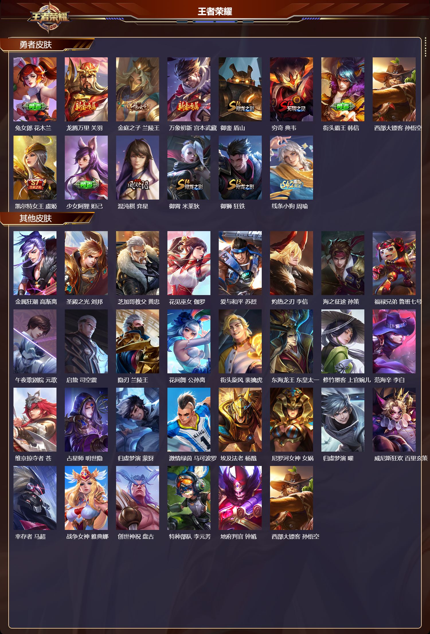 WZQM4229183王者荣耀账号详情图3