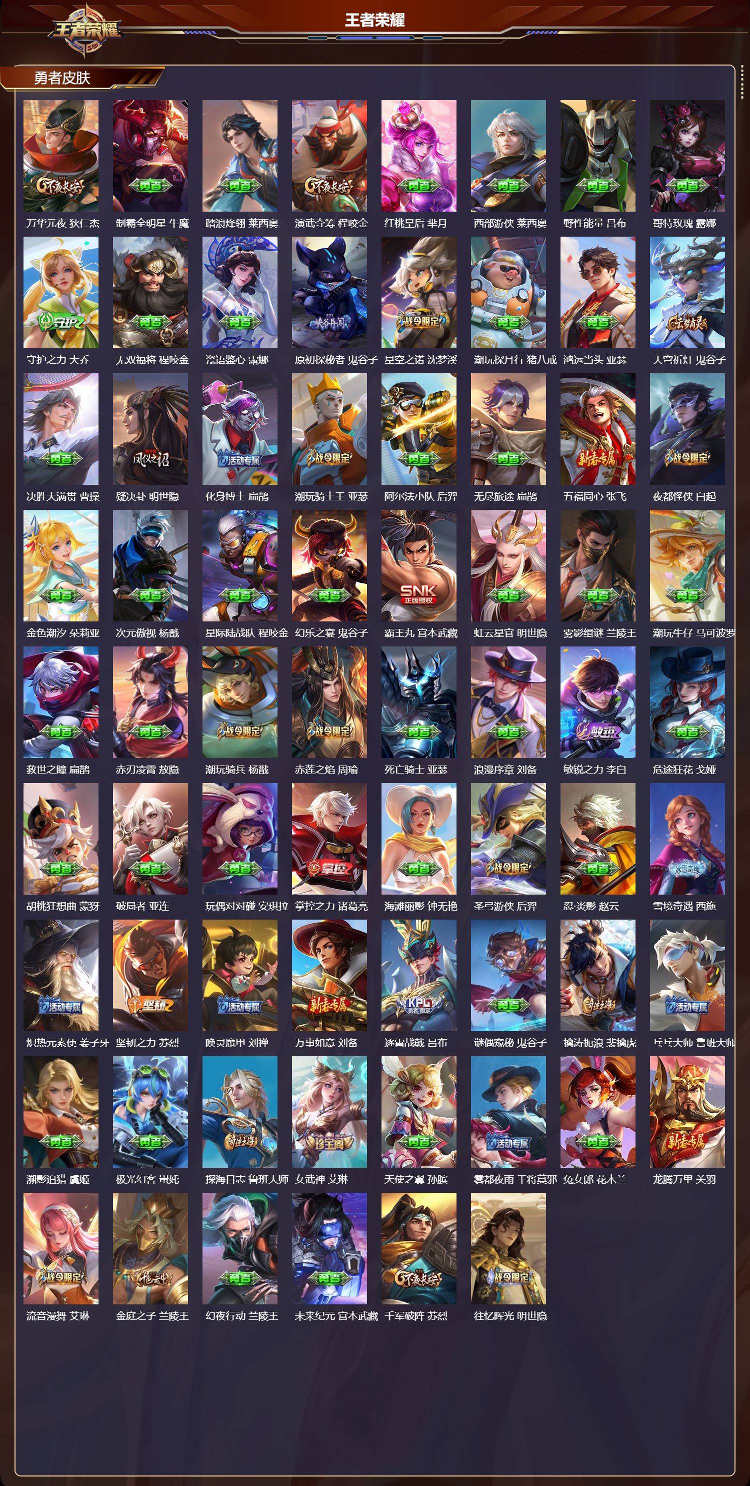 WZCMW4234468王者荣耀账号详情图11