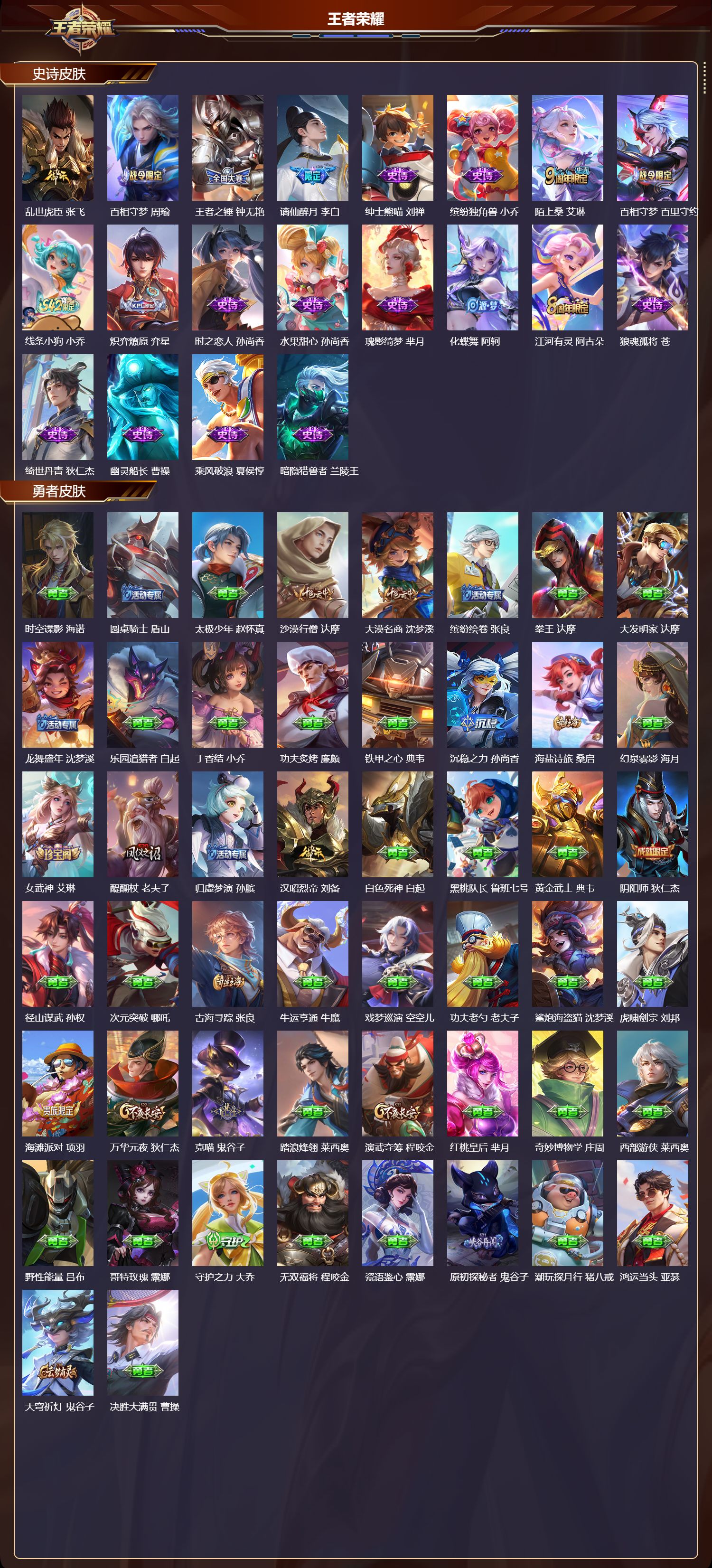 WZQM4233055王者荣耀账号详情图4