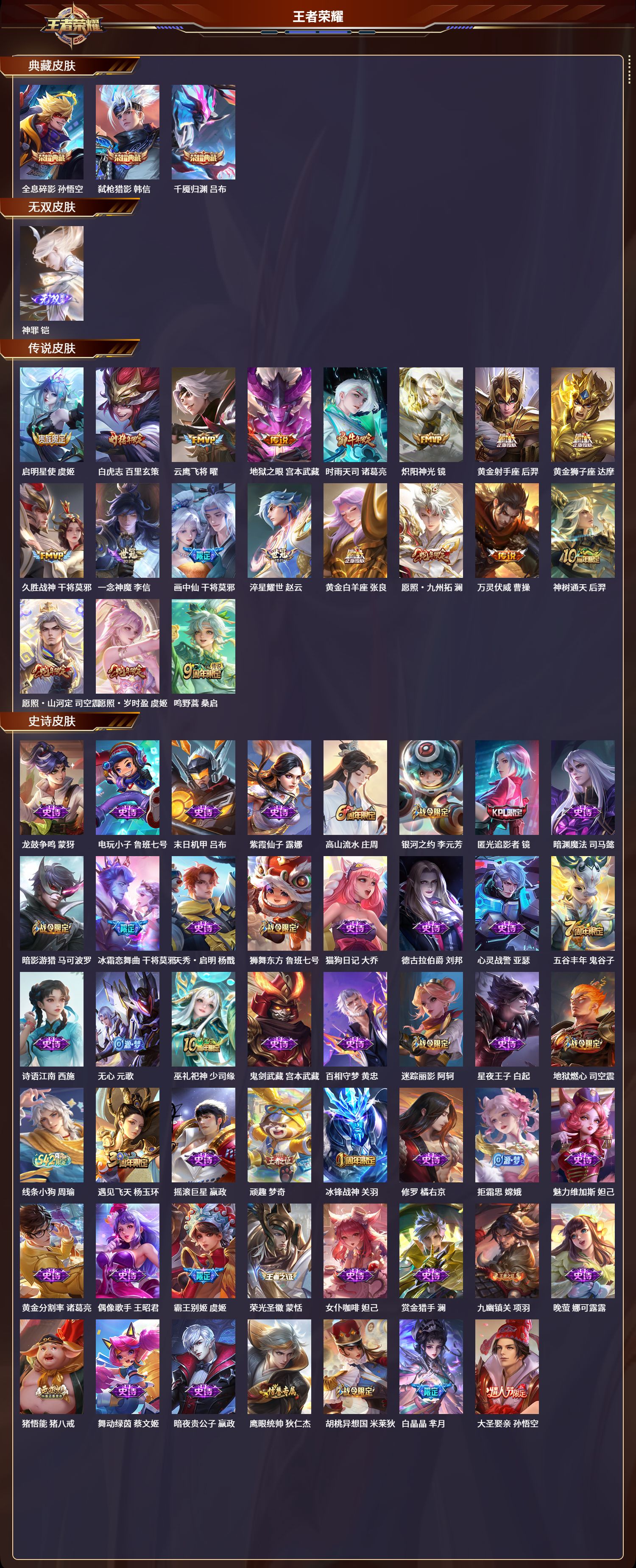 WZCMW4238171王者荣耀账号详情图6