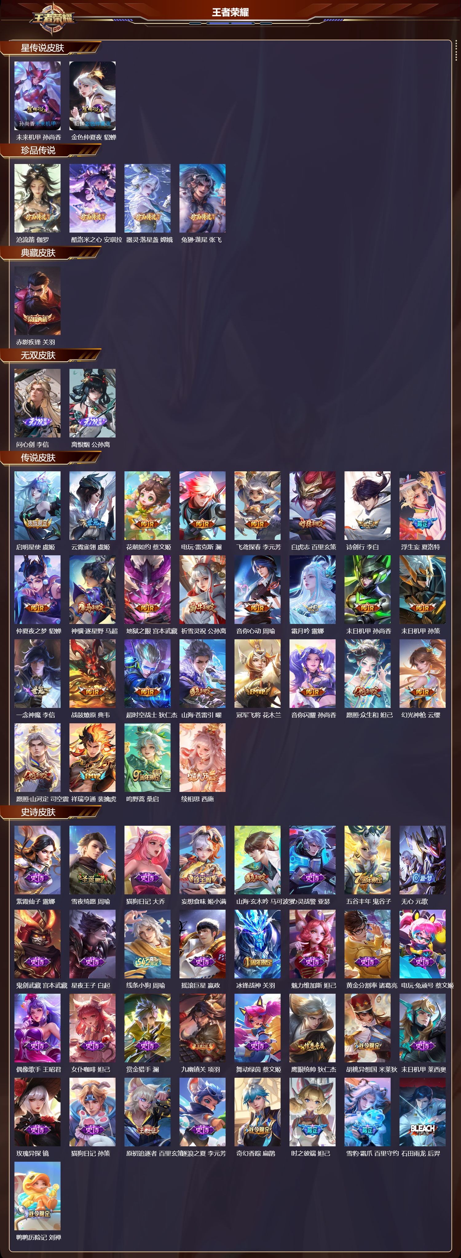 WZMK4232941王者荣耀账号详情图2 WZMK4232941王者荣耀账号详情图2