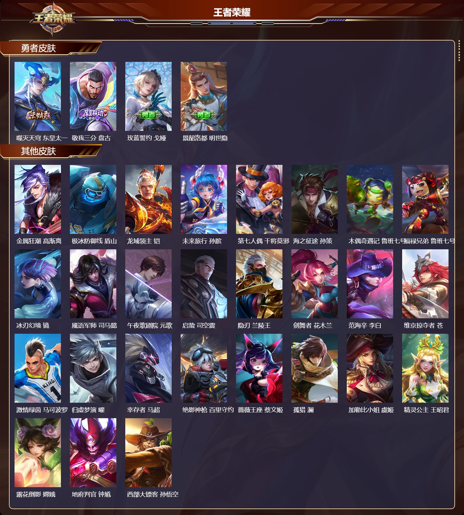 WZQM4232879王者荣耀账号详情图5