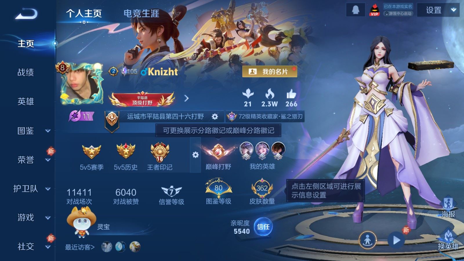 WZLX4237644王者荣耀账号详情图2