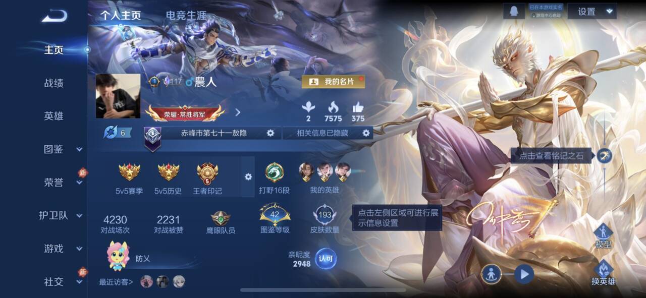 WZCMW4237845王者荣耀账号详情图2