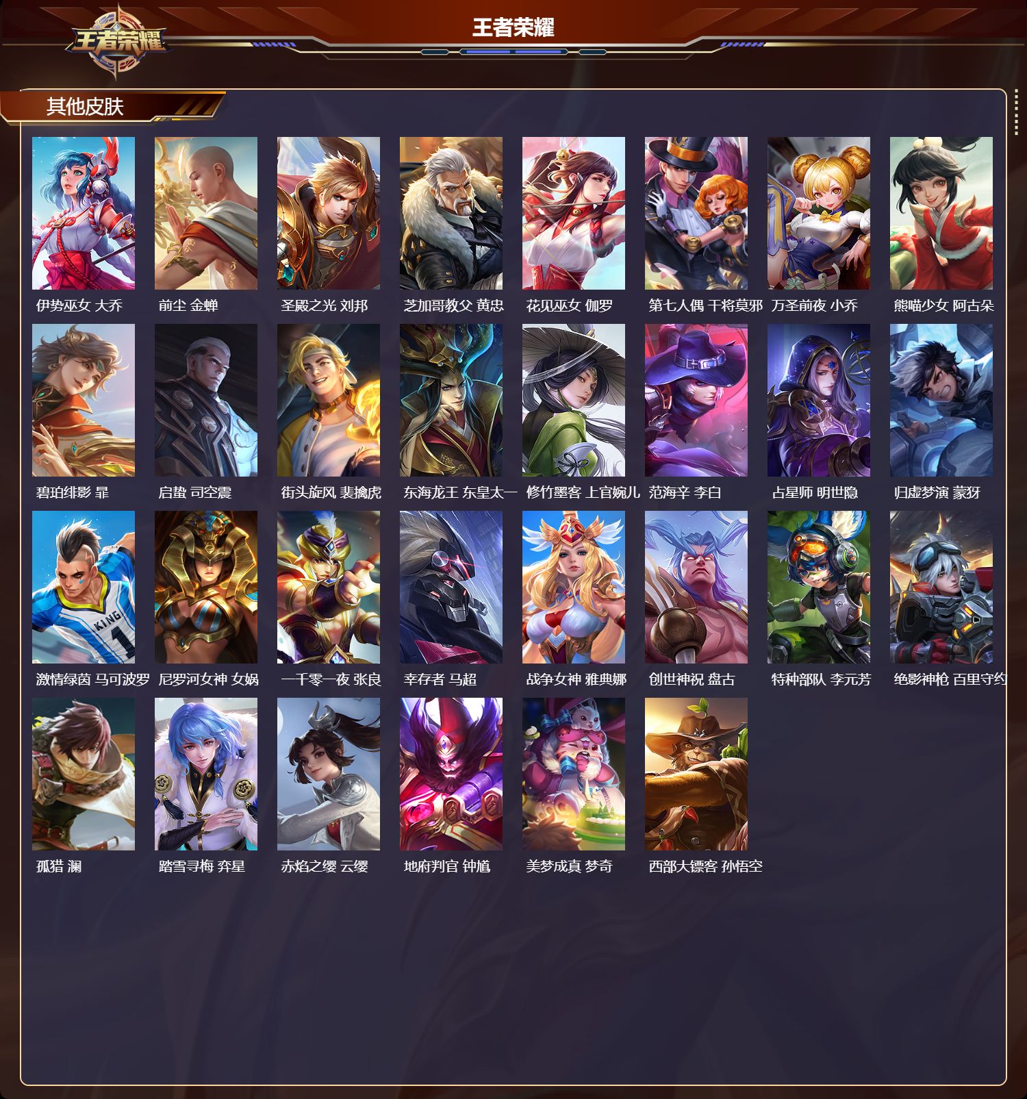 WZQM4233034王者荣耀账号详情图5