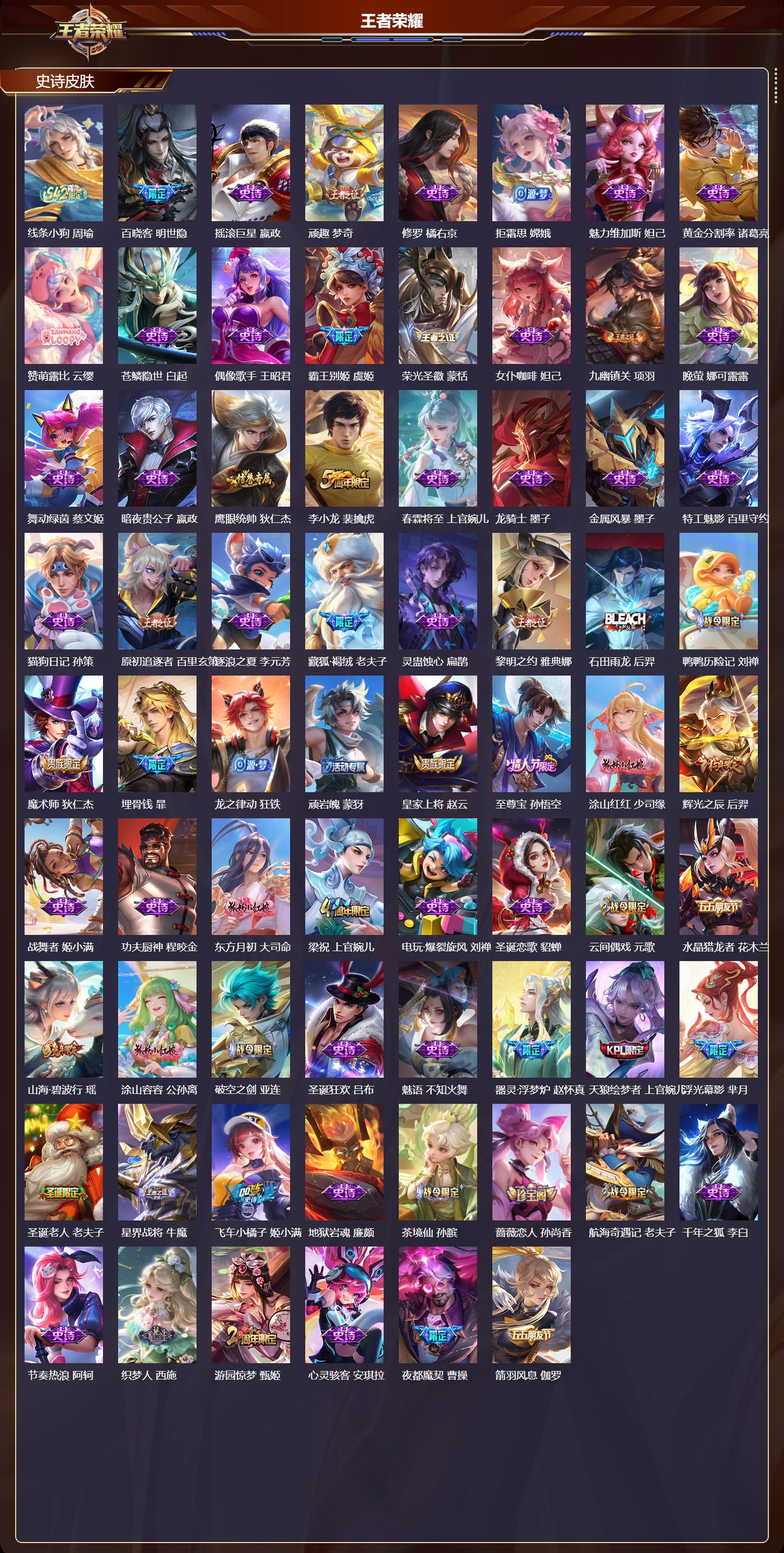 WZQM4233055王者荣耀账号详情图3