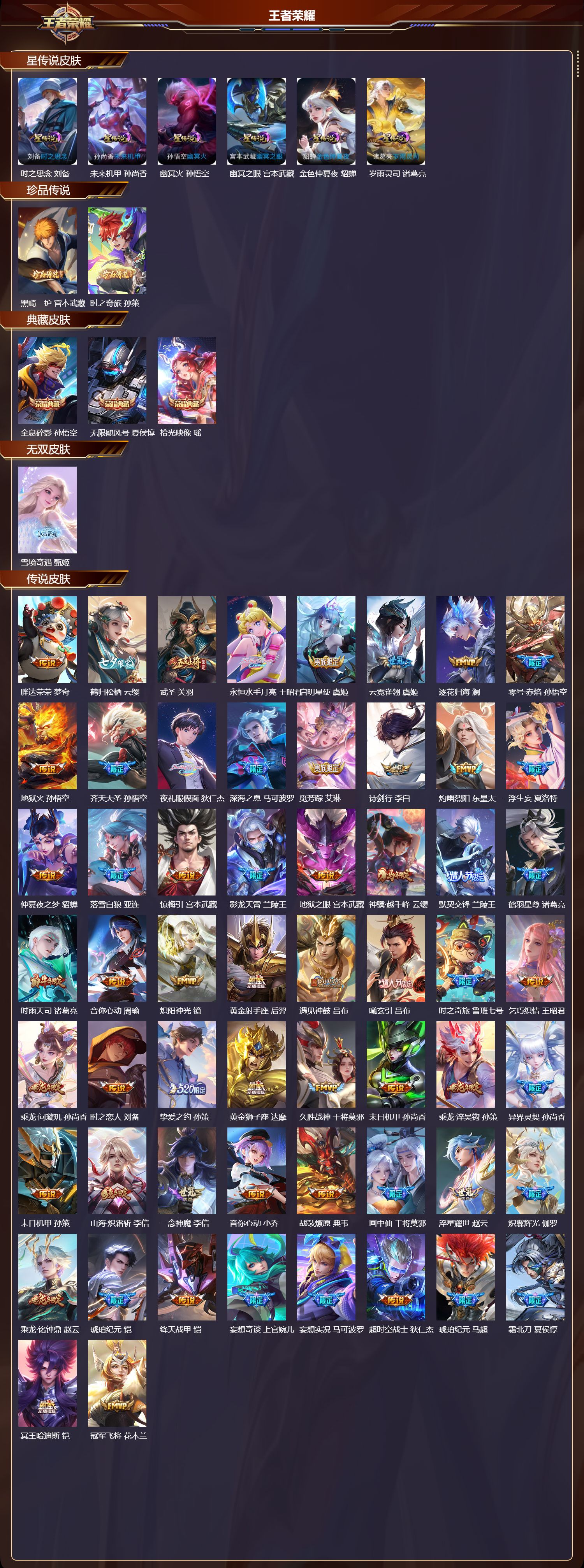 WZQM4232817王者荣耀账号详情图2