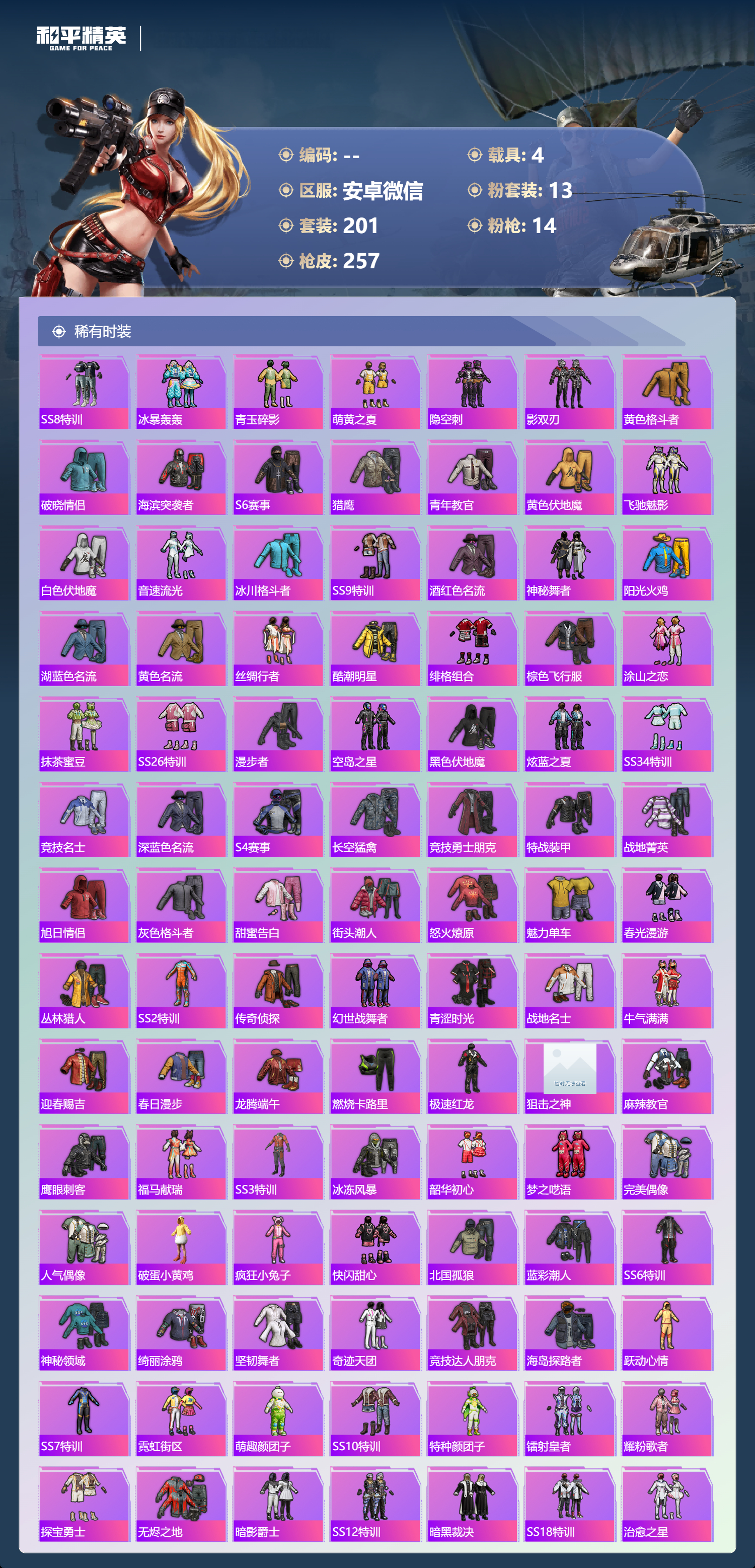 HPSJ4128259和平精英账号详情图5