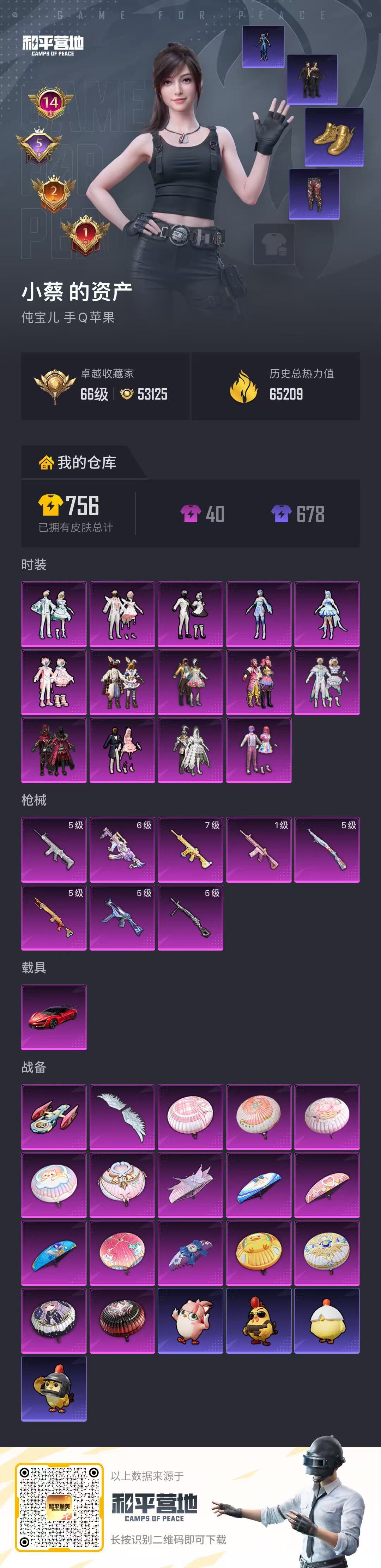 HPCMW4168478和平精英账号详情图2