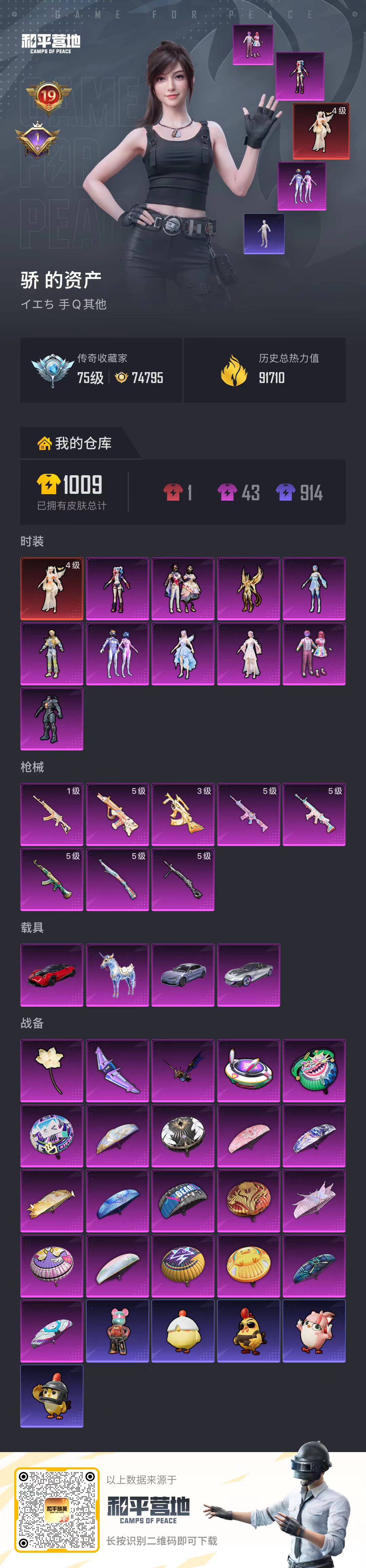 HPCMW4128444和平精英账号详情图2