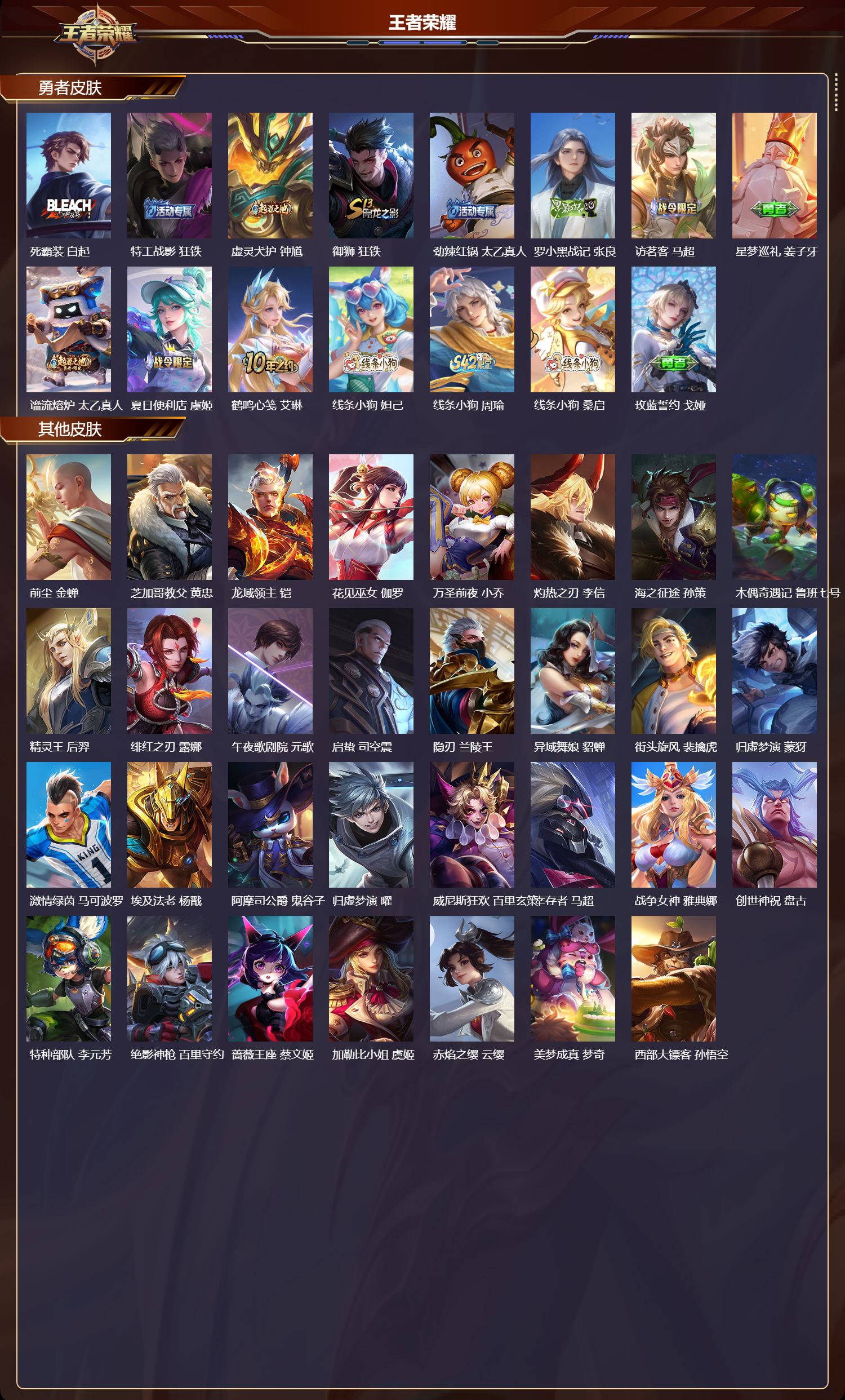 WZQM4232998王者荣耀账号详情图5