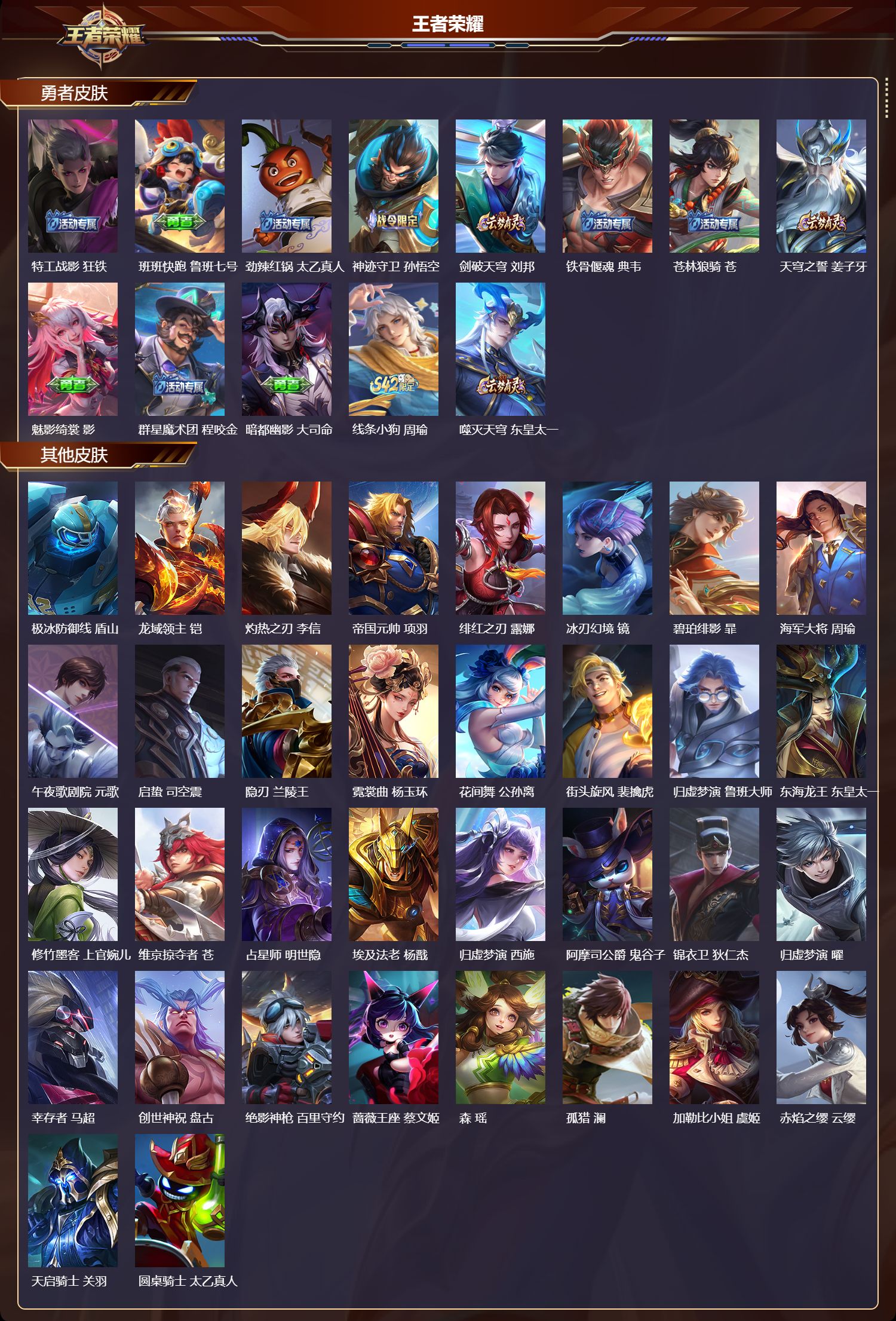 WZQM4232922王者荣耀账号详情图4