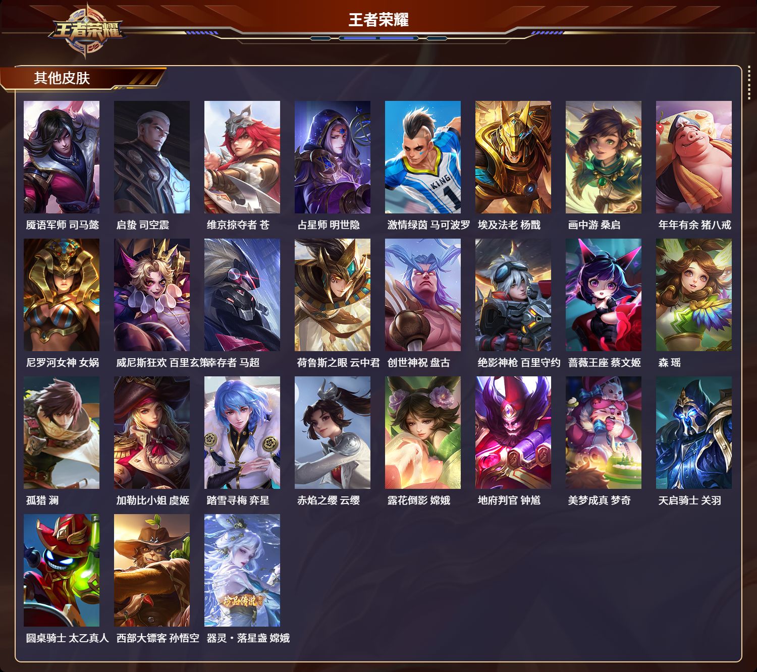 WZLX4232819王者荣耀账号详情图4