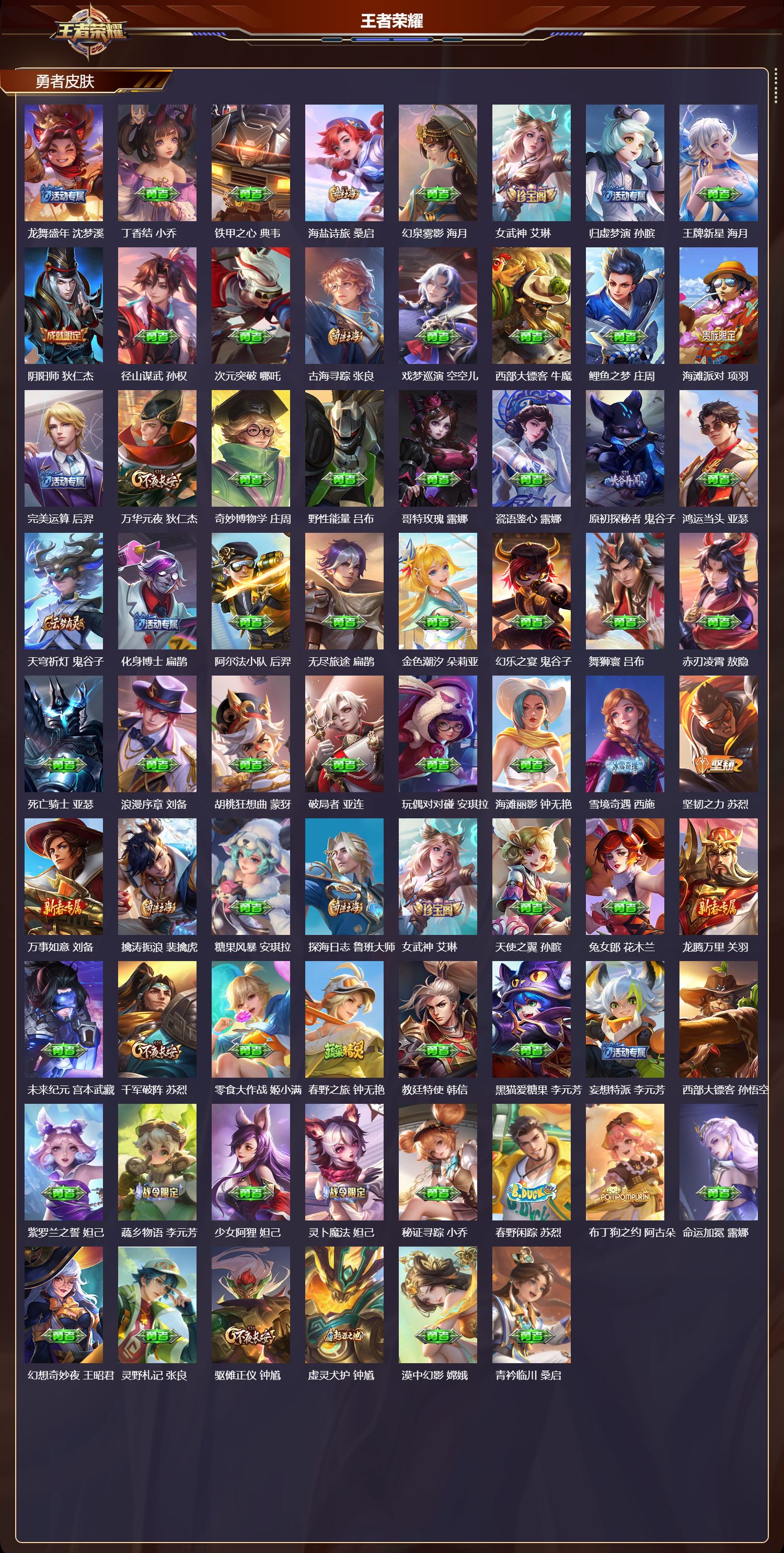 WZQM4233004王者荣耀账号详情图3