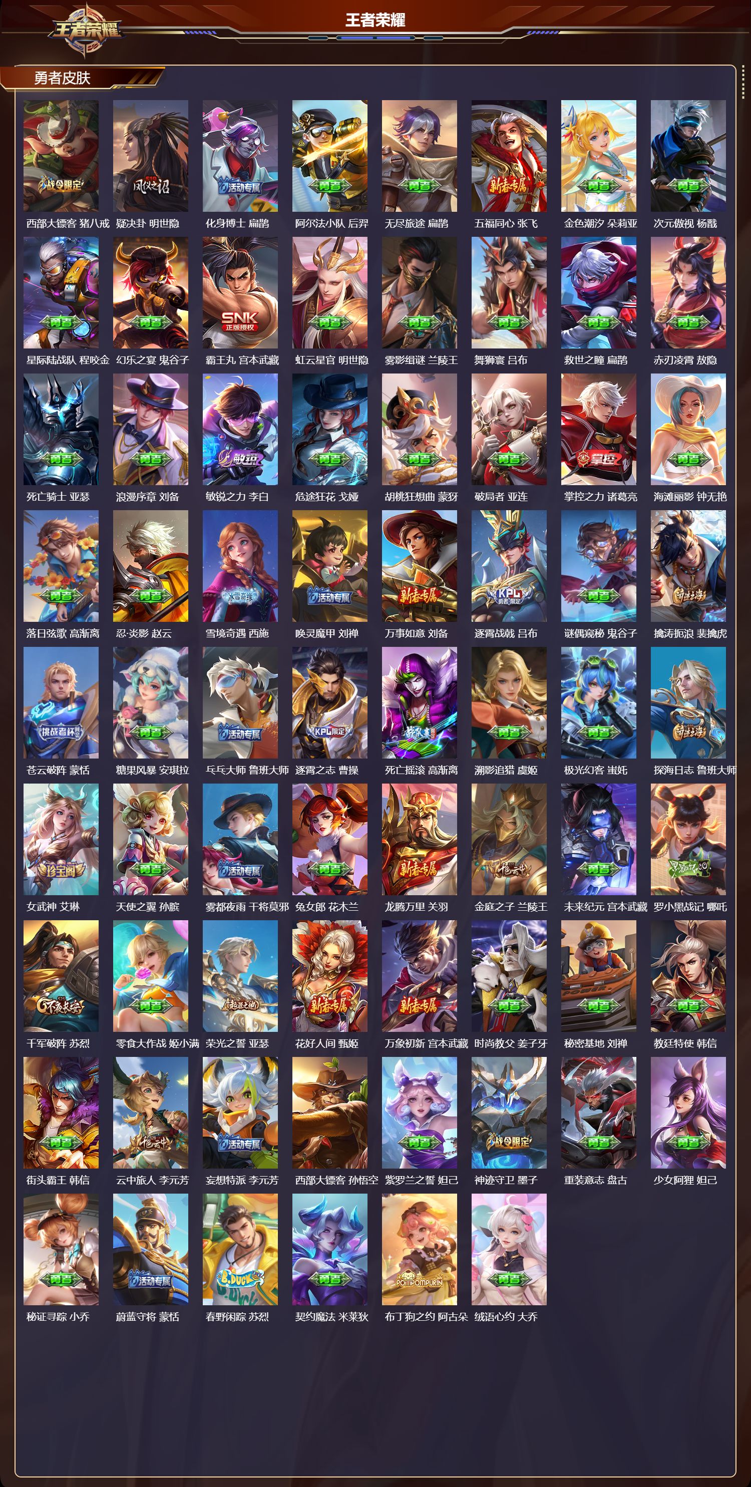 WZQM4233055王者荣耀账号详情图5