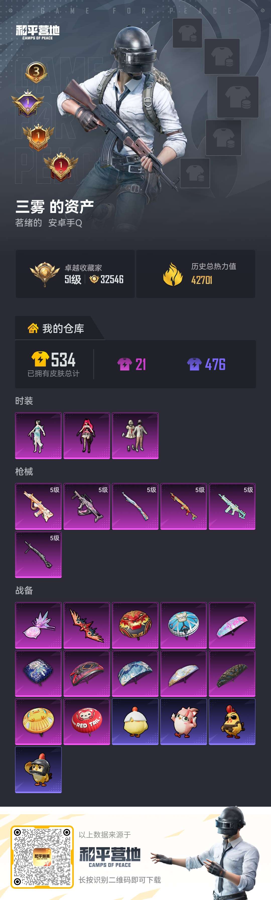 HPLX4130886和平精英账号详情图2 HPLX4130886和平精英账号详情图2