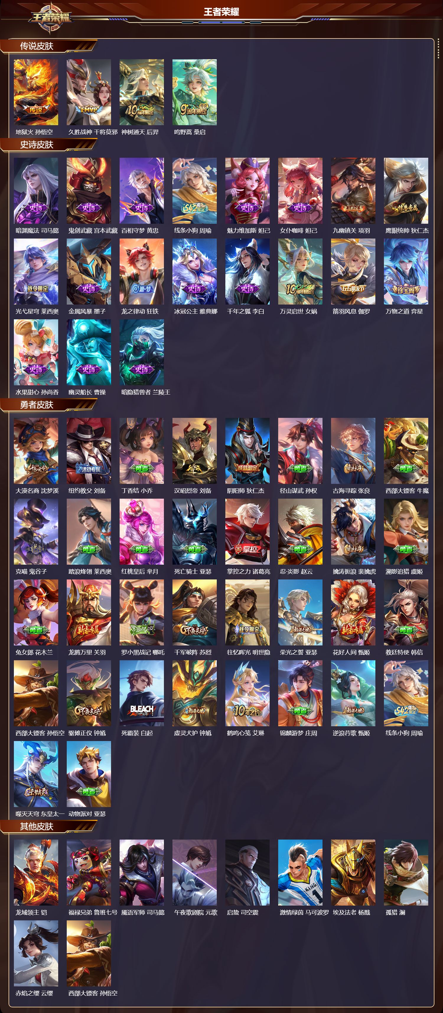 WZMK4232858王者荣耀账号详情图2 WZMK4232858王者荣耀账号详情图2