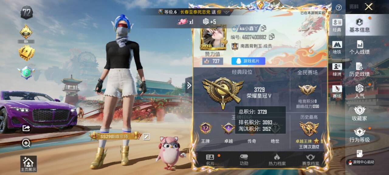 HPSJ4128511和平精英账号详情图3 HPSJ4128511和平精英账号详情图3