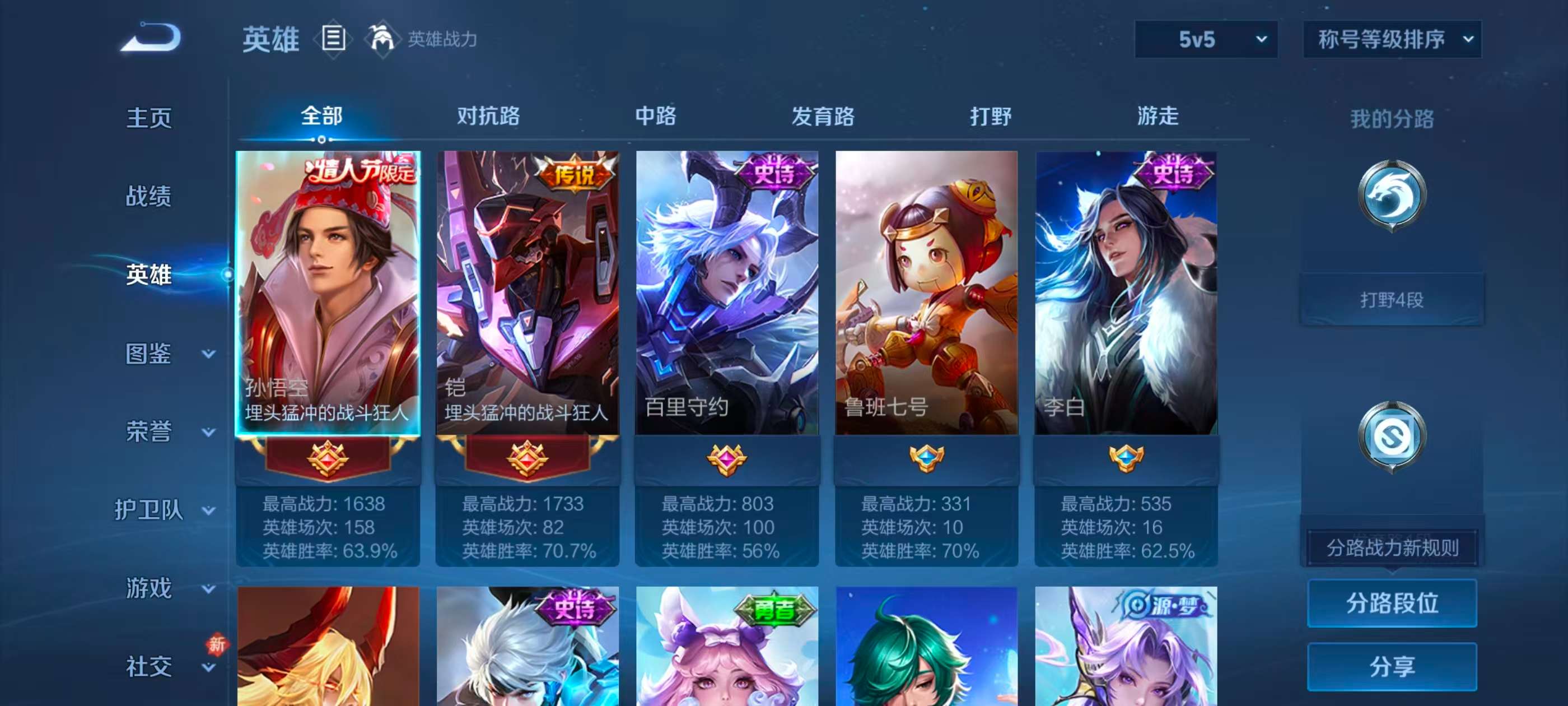 WZCMW4238015王者荣耀账号详情图3